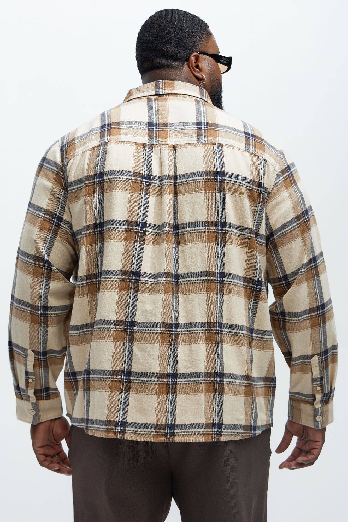 Sayward Flannel Shirt - Tan/Multi