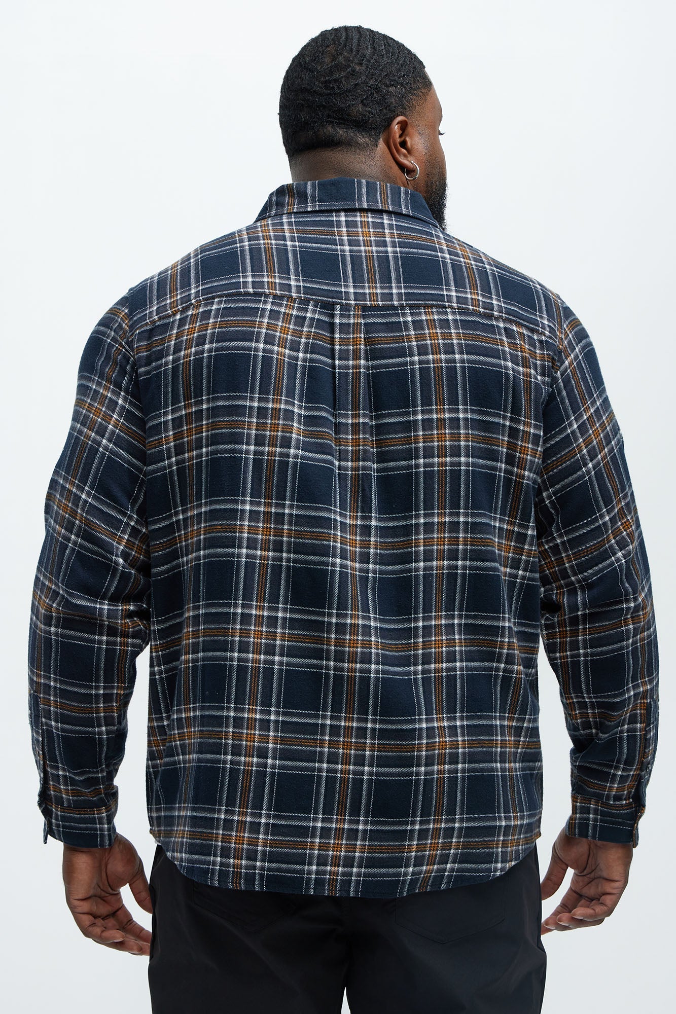 Mansen Flannel Shirt - Black/combo