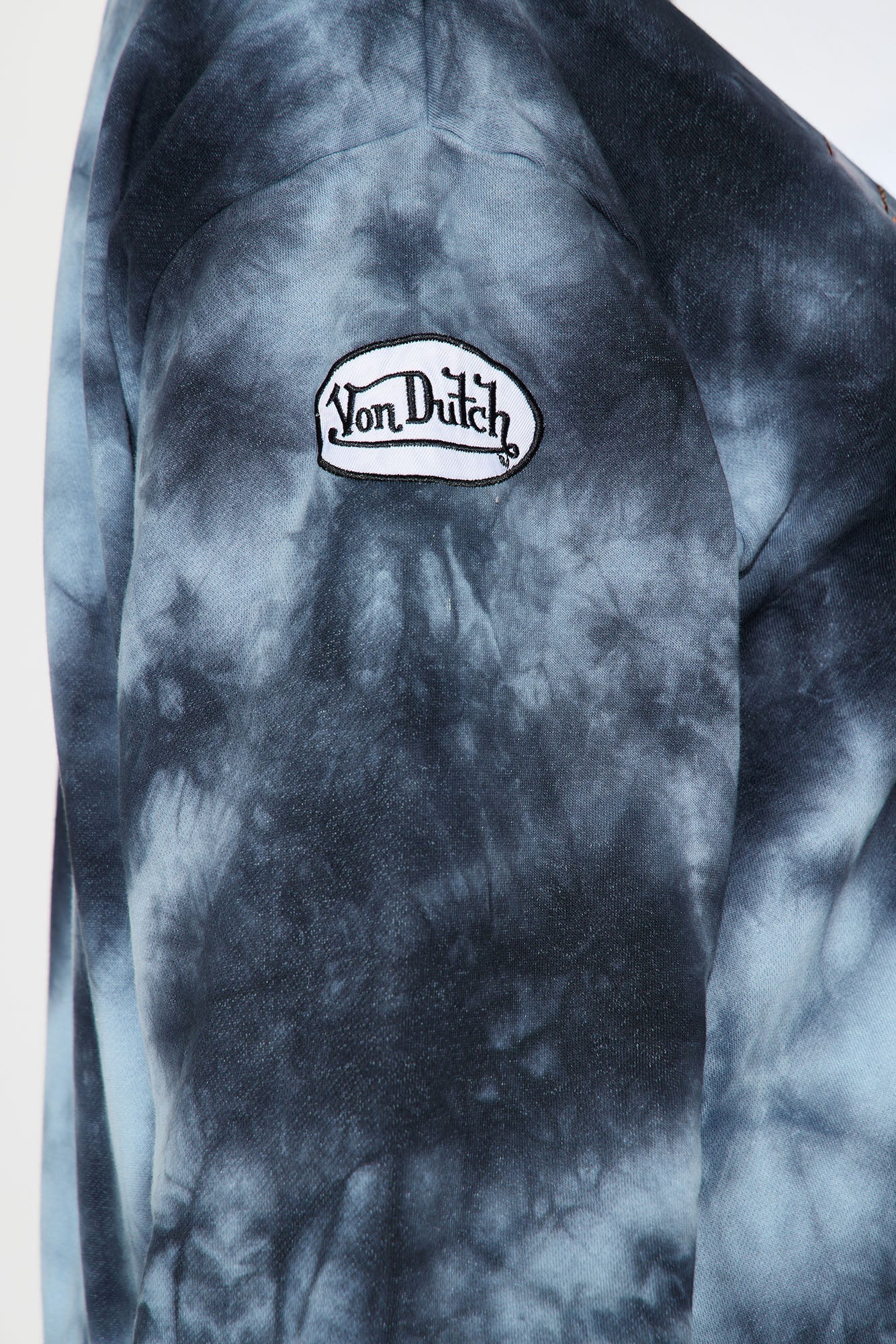 Von Dutch Mineral Washed Crewneck Sweatshirt - Navy Wash