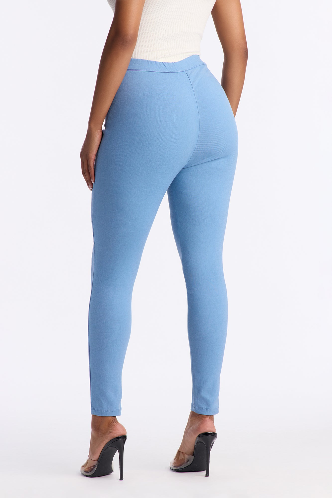 Just Fine High Rise Skinny Pant - Denim