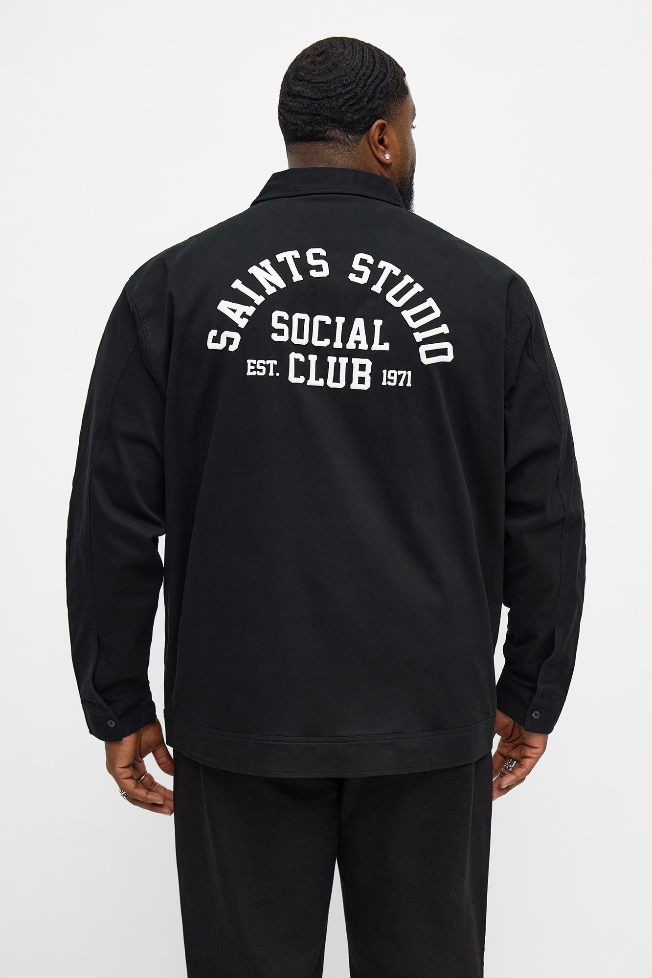 Social Club Trucker Jacket - Black