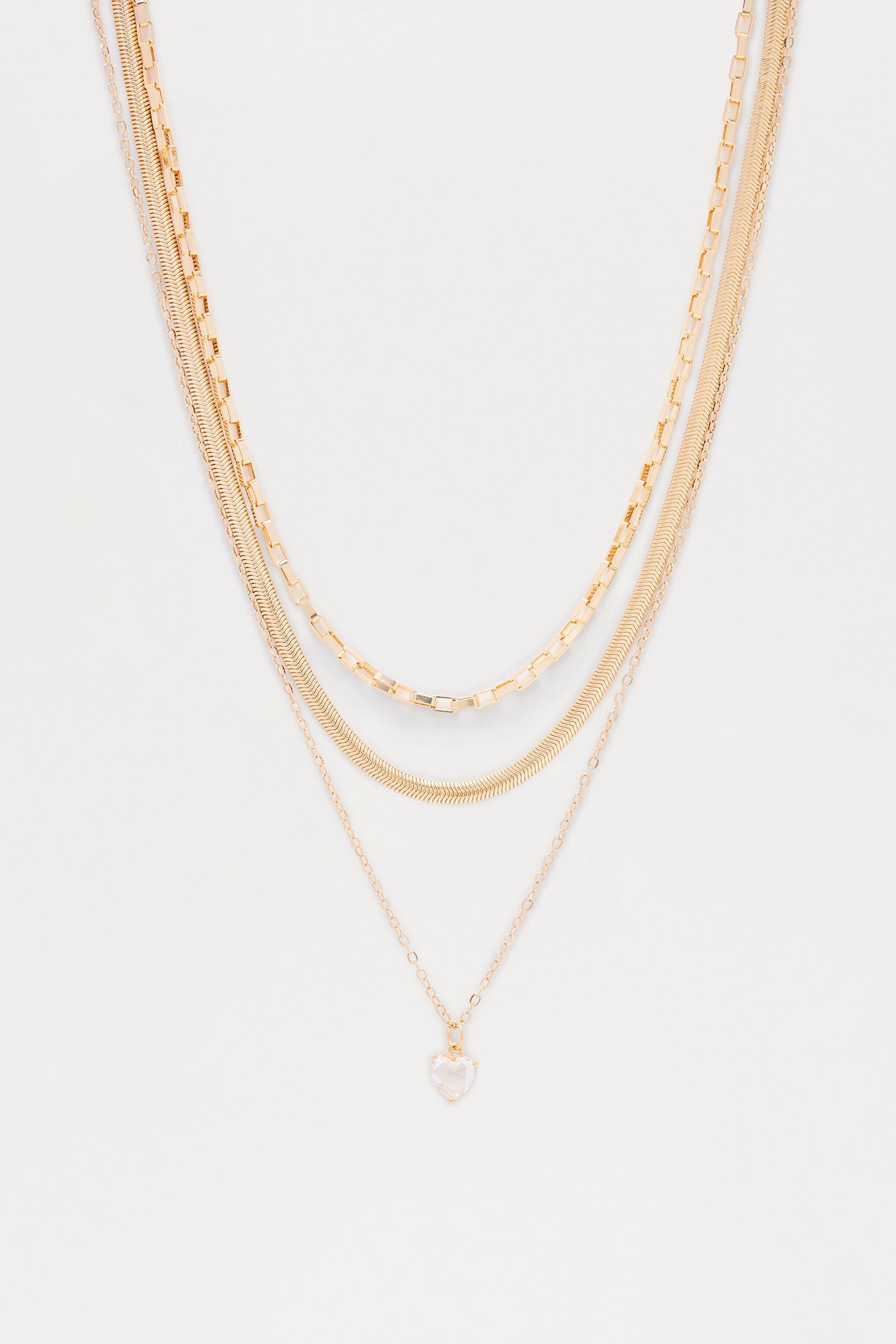 Sending My Love Layered Necklace - Gold