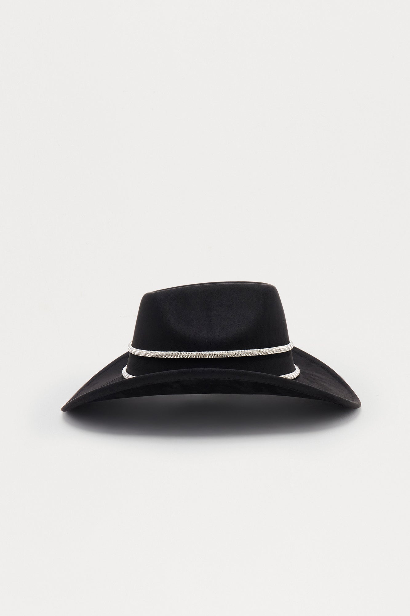 Western Crown Cowboy Hat - Black