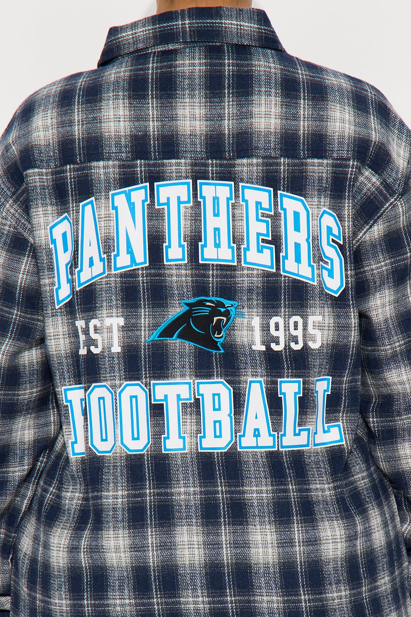 NFL Panthers Plaid Flannel - Blue/combo