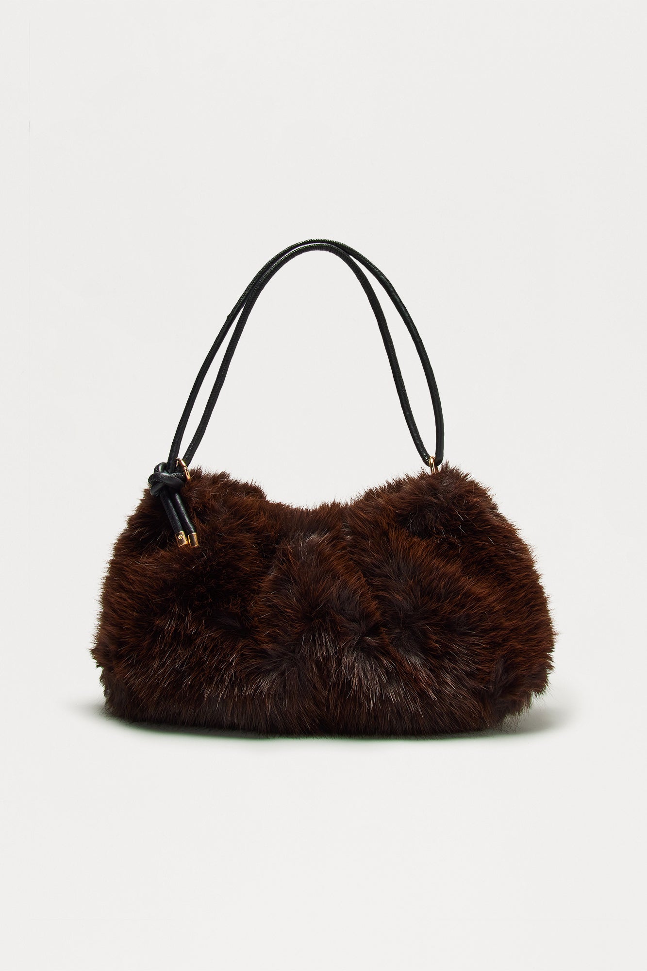 Be My Pet Faux Fur Bag - Brown
