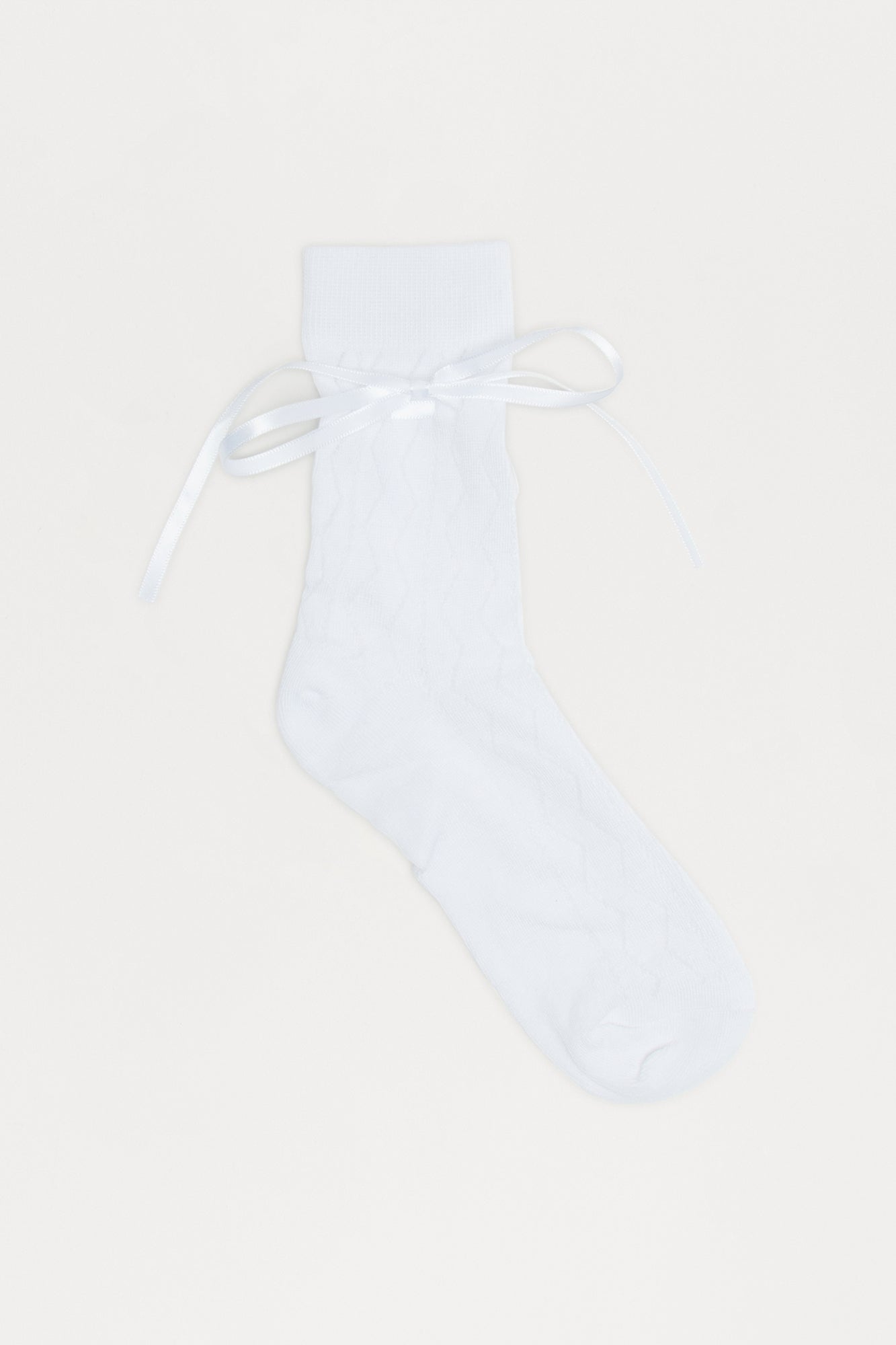 Girl's Girl Socks - White