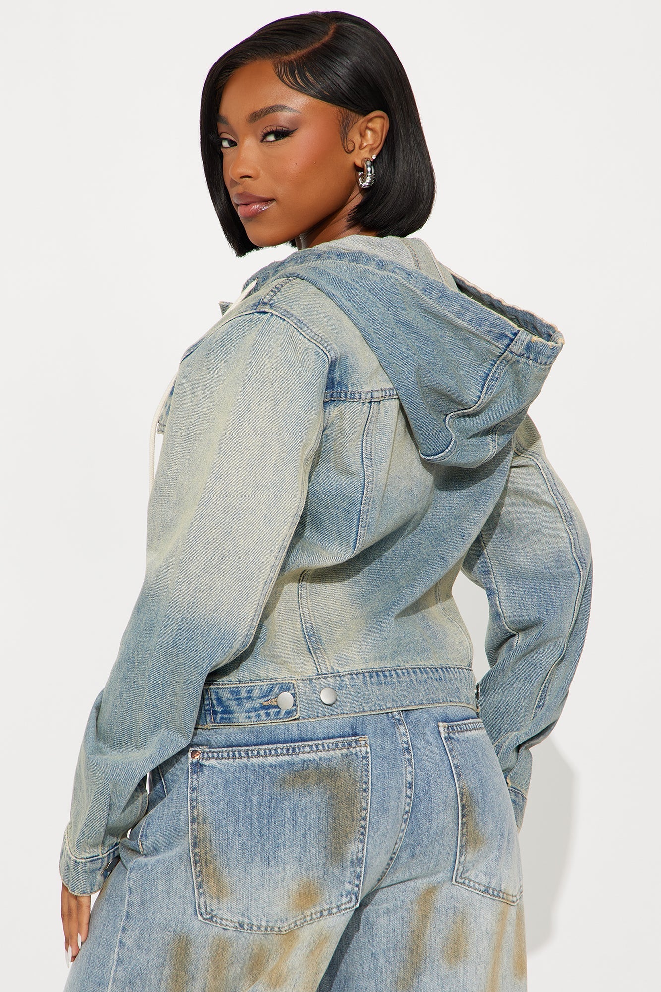 Flicka Denim Trucker Jacket - Vintage Wash