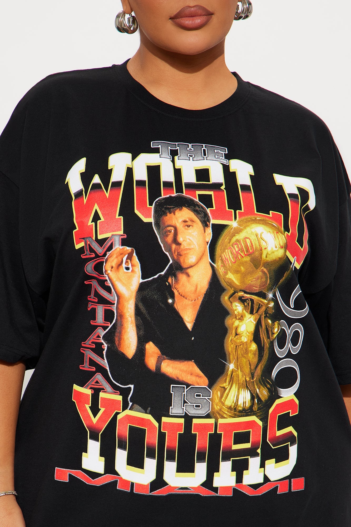 Tony Montana The World Is Yours Tee - Black