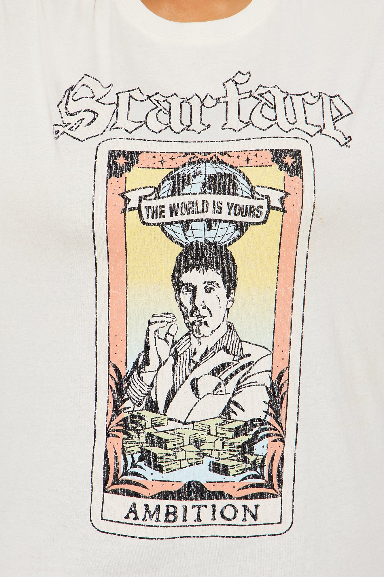 Scarface The Ambition Card Tee - Cream