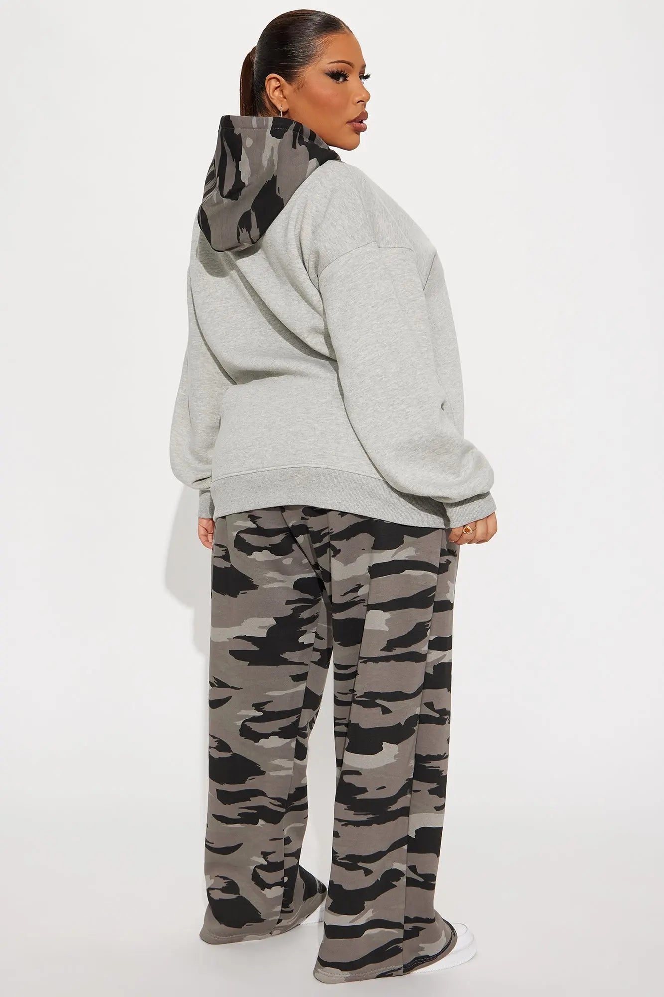 Legacy Camo Fleece Pant Set - Grey/combo
