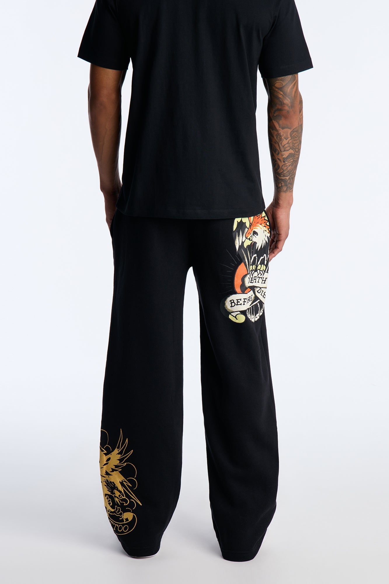 Ed Hardy DBD Eagle Sweatpant - Black