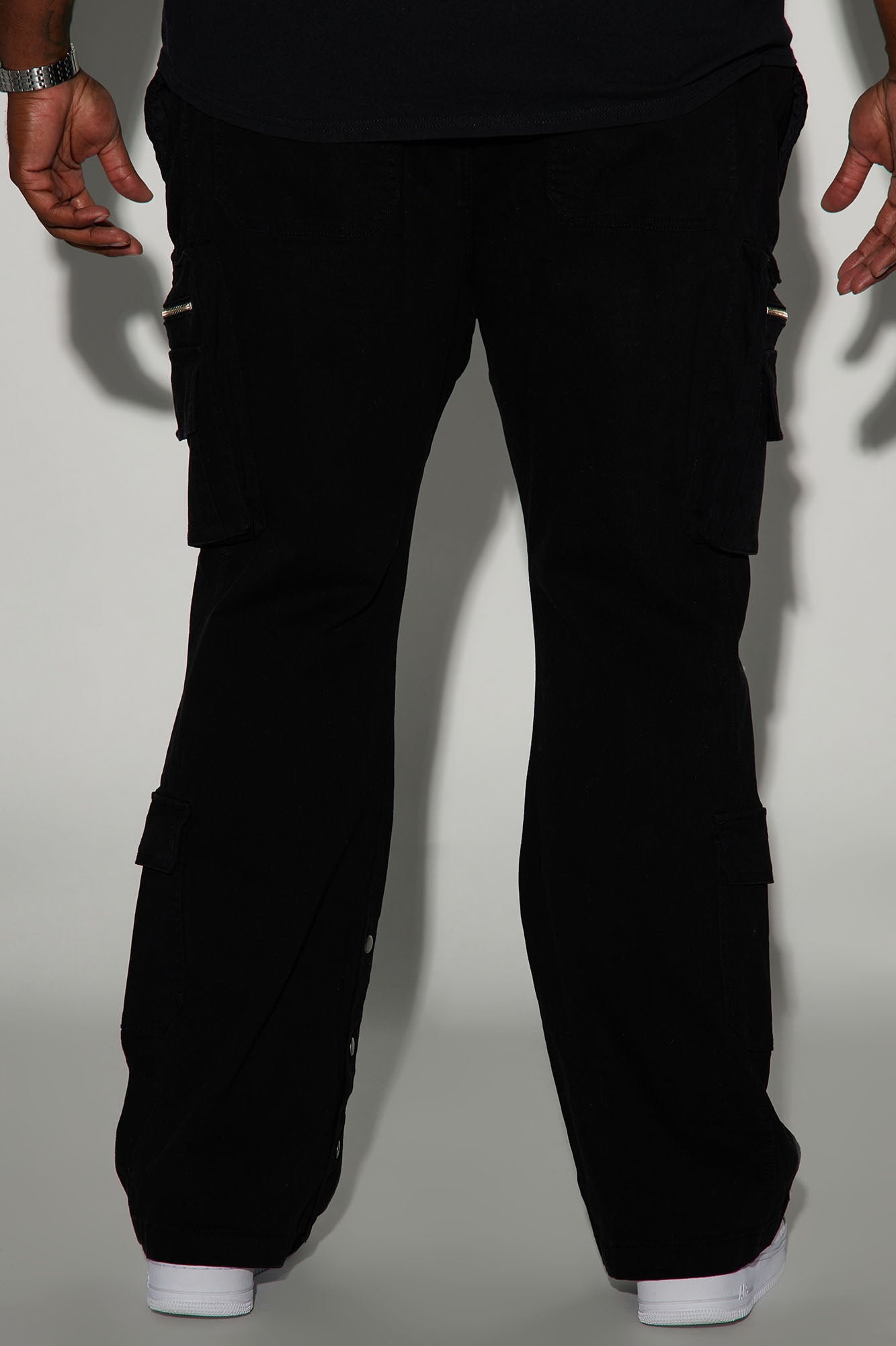 Pleasures Slim Flare E - Waist Cargo Pants - Black