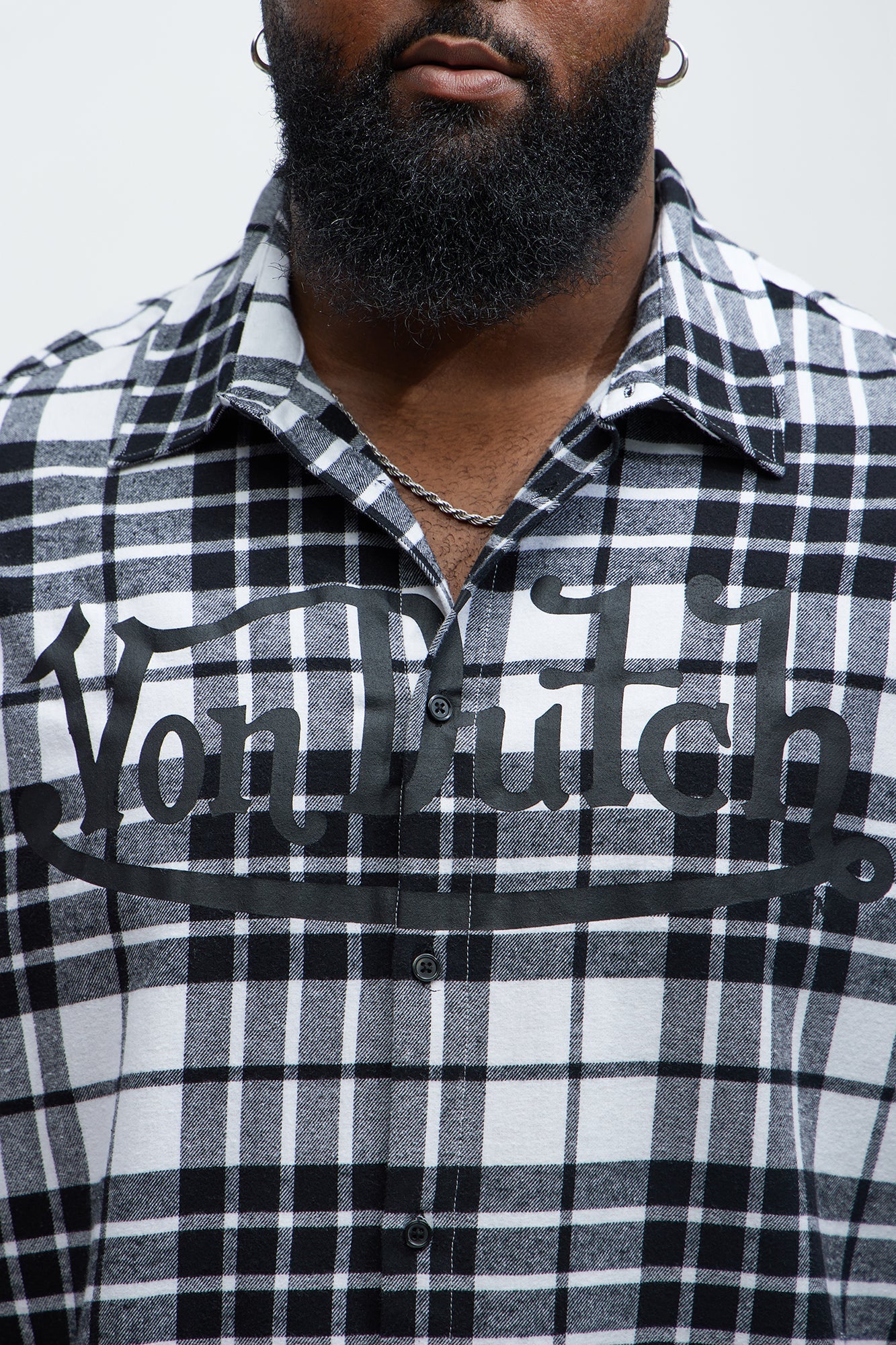 Von Dutch Eyeball Flannel - Black/combo