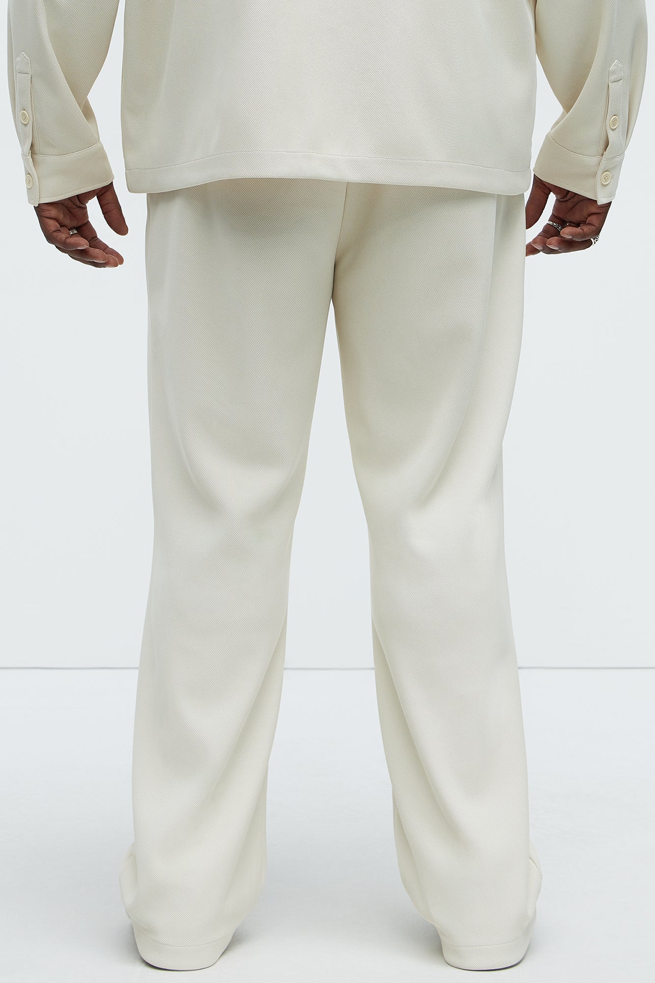 Turner Straight Trousers - Cream