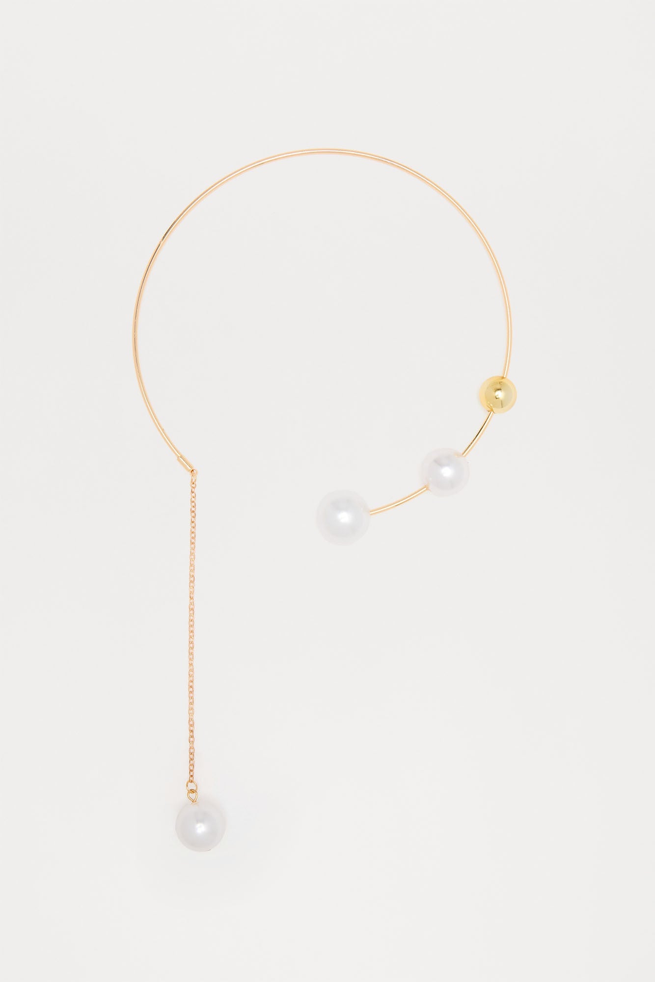 Pearl Strand Choker - Gold