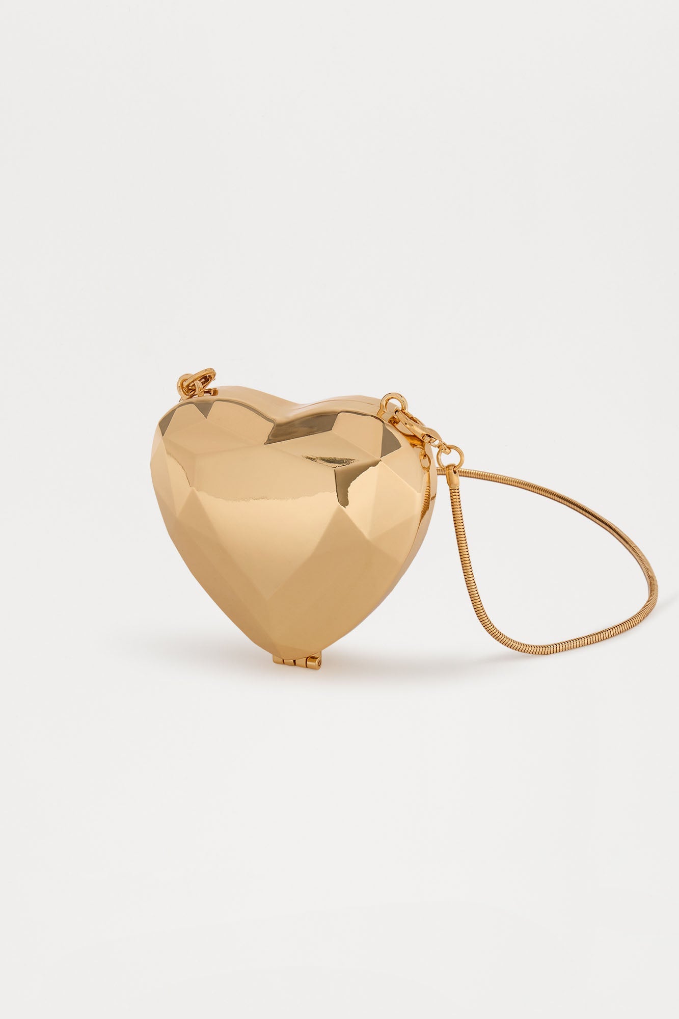 Cold Cold Heart Crossbody Bag - Gold