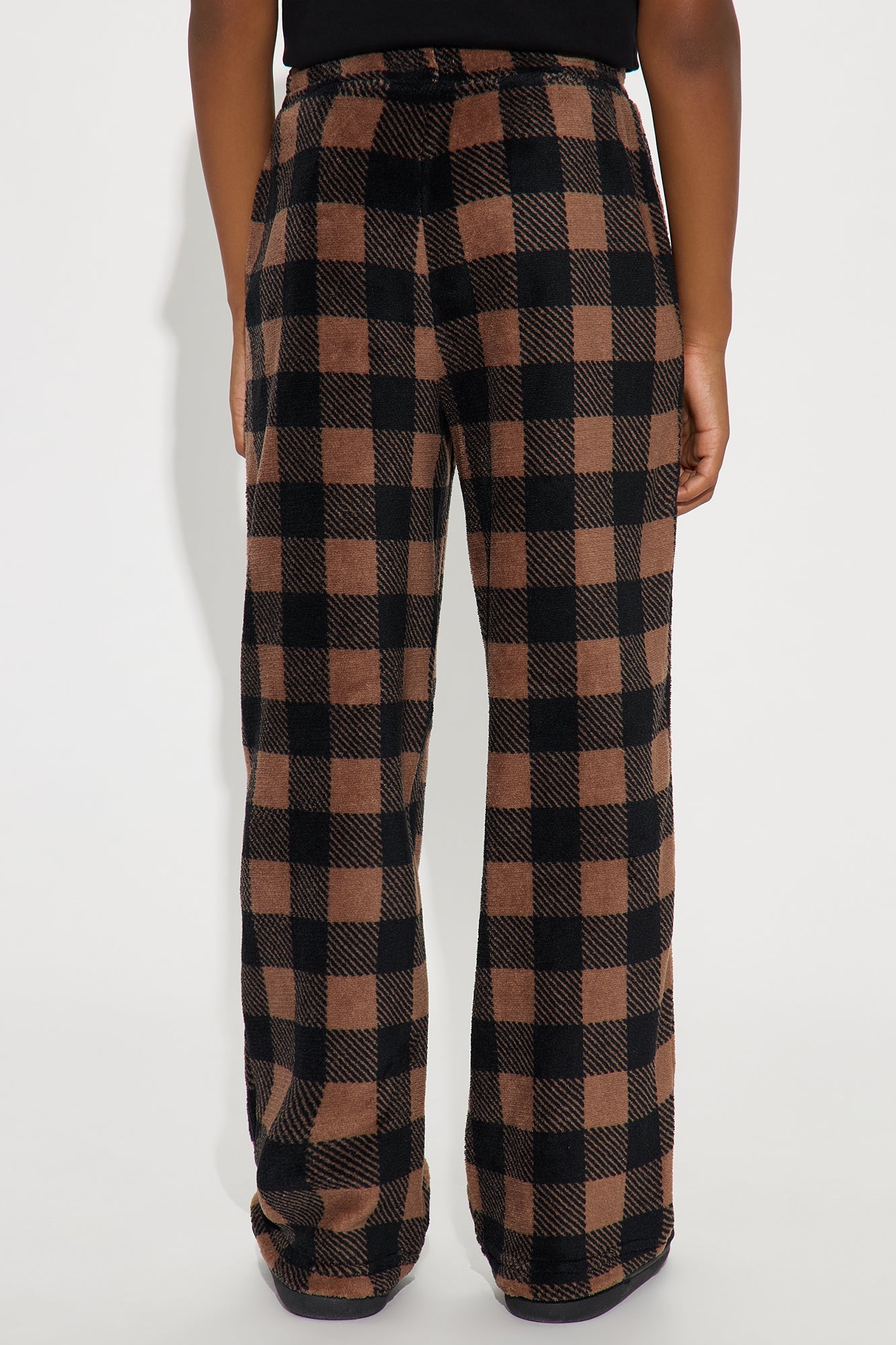 Mini Always Cozy Holiday Pants - Brown/combo