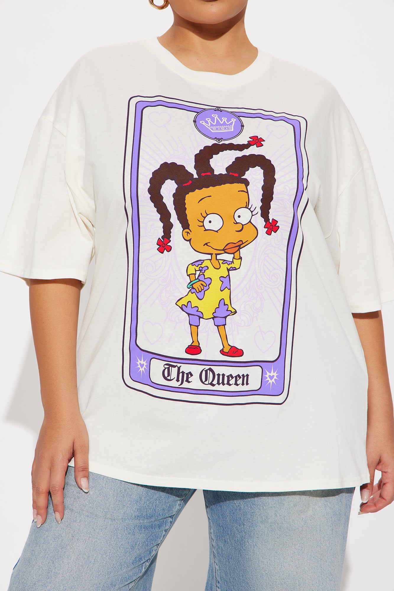 Rugrats The Queen Susie Tee - Cream