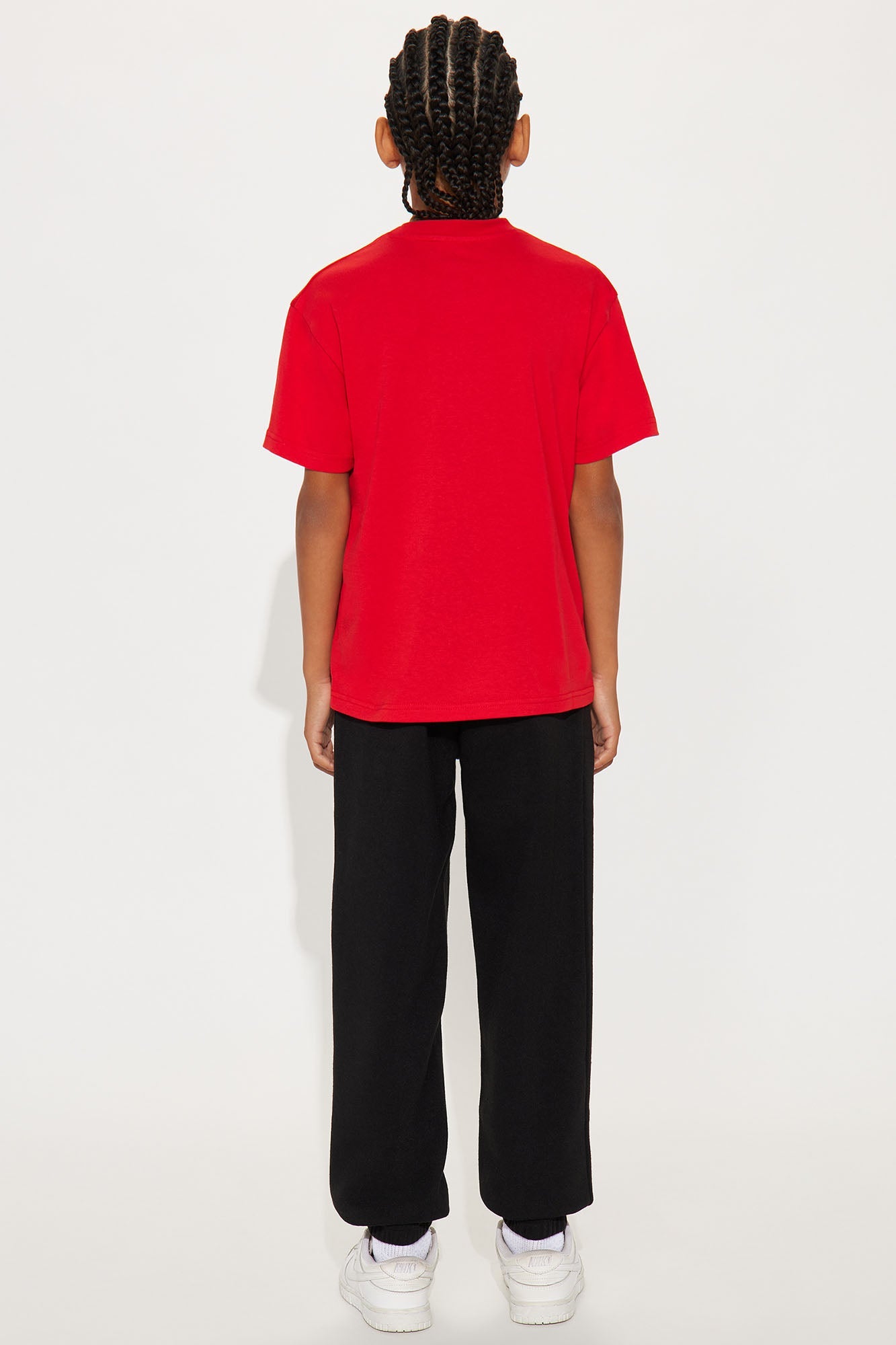 Mini Ruthless Saint Jogger Set - Red/Black