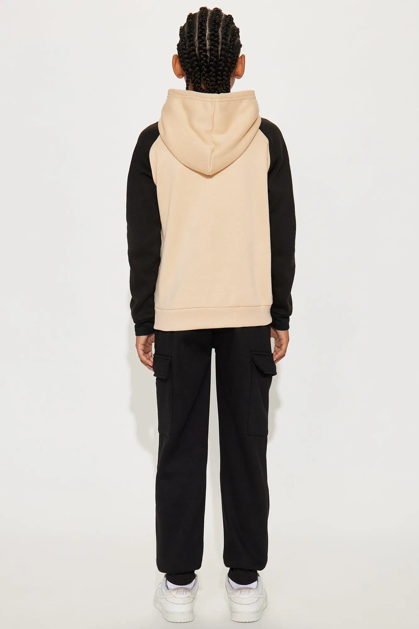 Mini Speed Racing Hoodie And Jogger Pant Set - Sand/combo