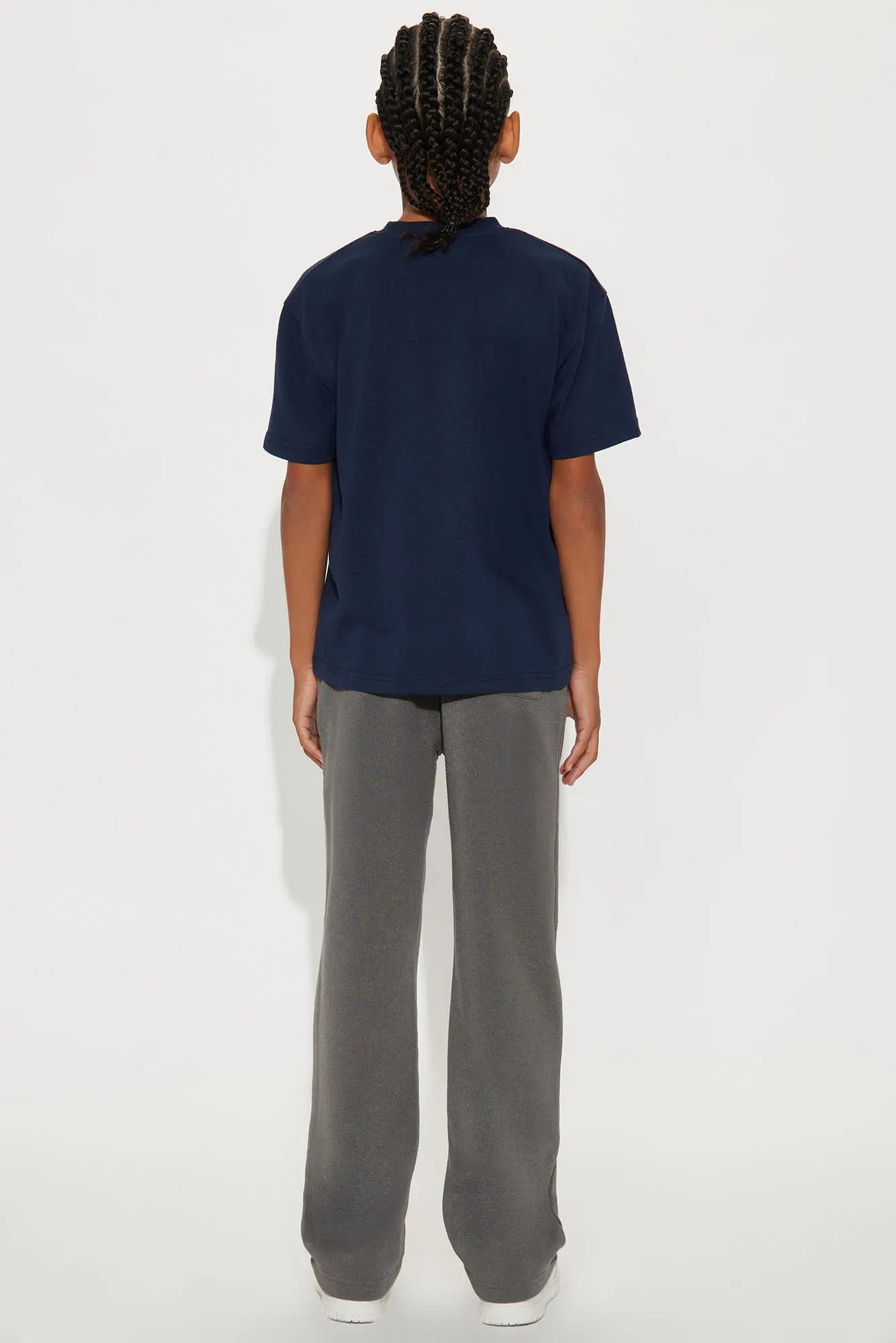 Mini Always & Forever Pant Set - Navy/combo