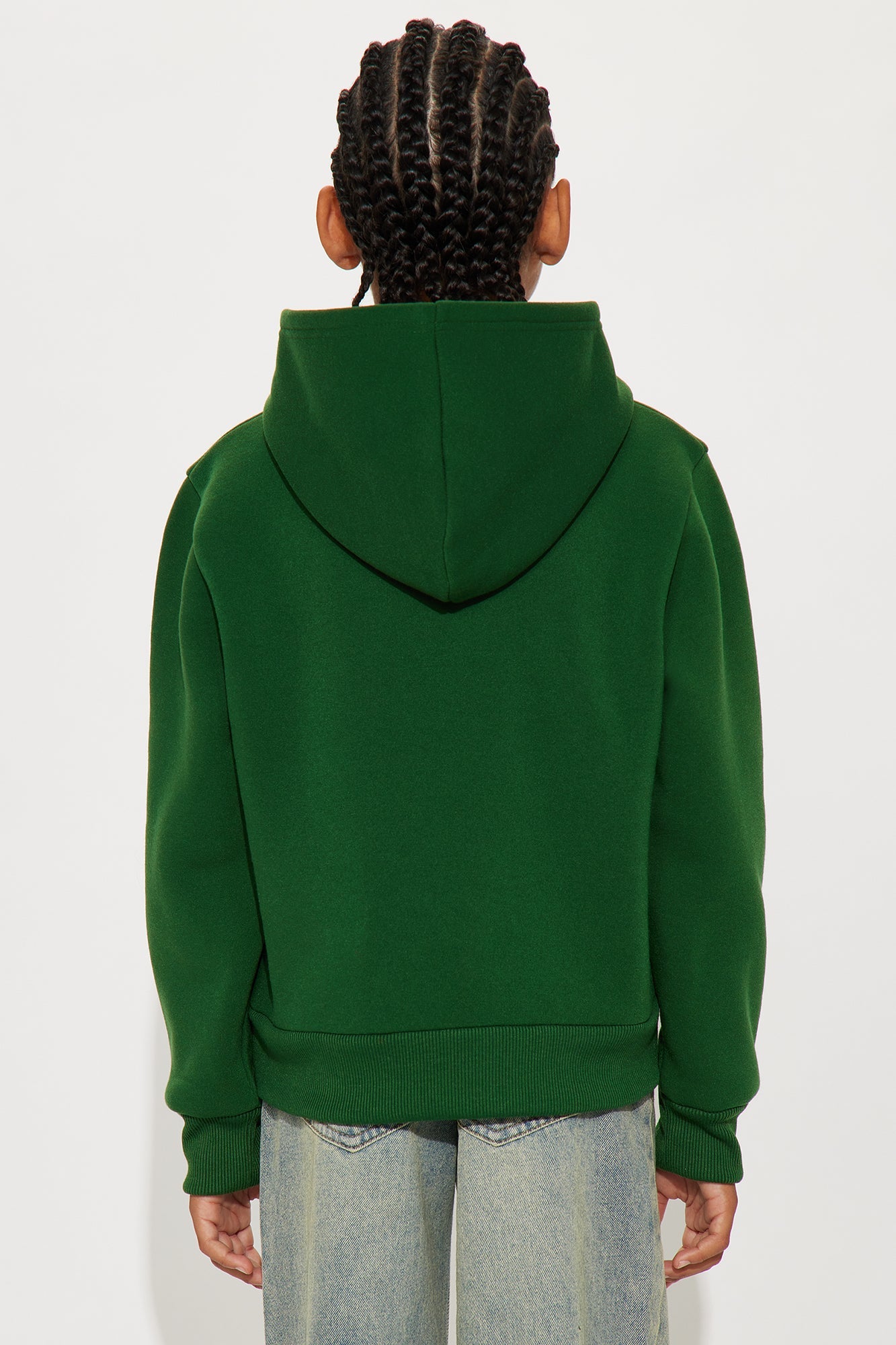 Mini Strictly Business Pullover Hoodie - Green