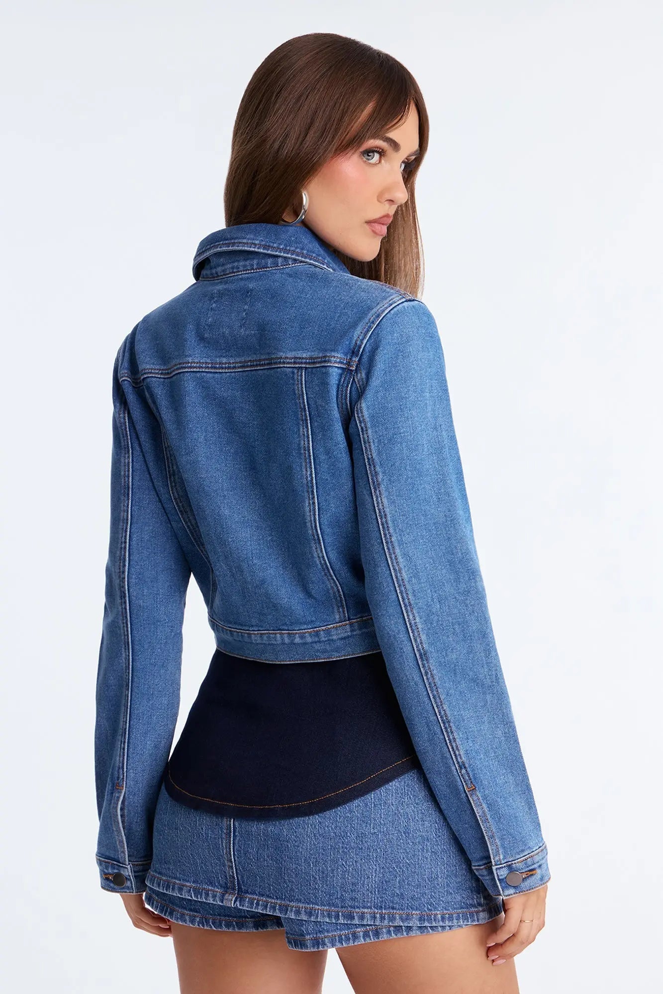 Laced Intentions Denim Jacket - Medium Wash