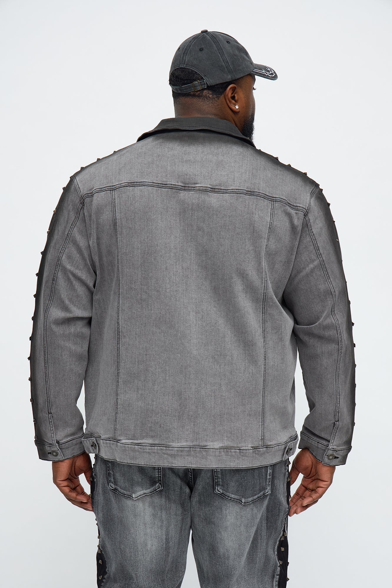 Rockstar Vibe Denim Trucker Jacket - Black Wash