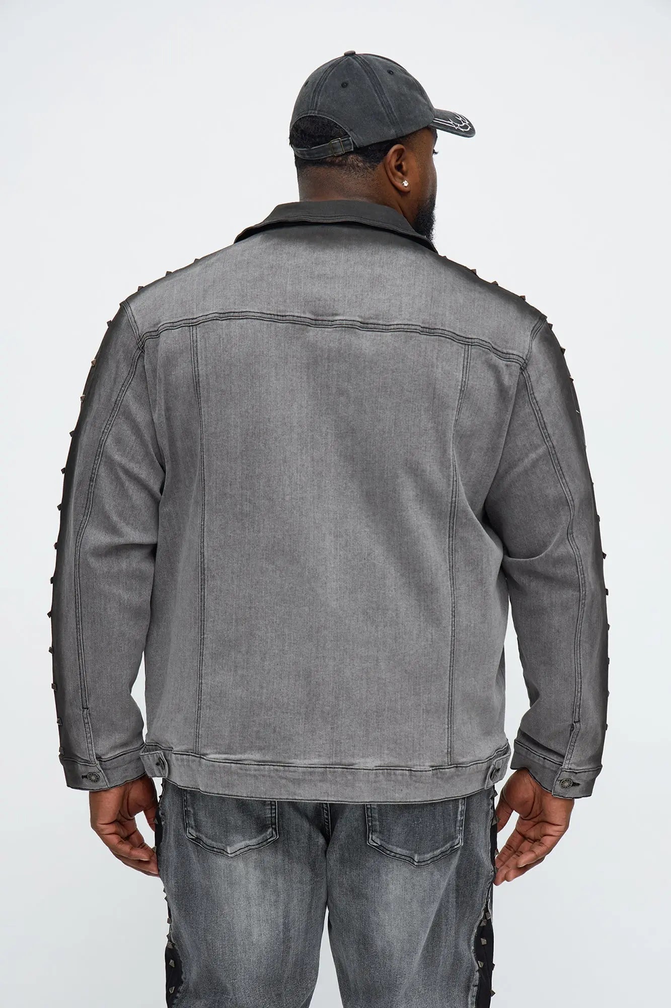 Rockstar Vibe Denim Trucker Jacket - Black Wash