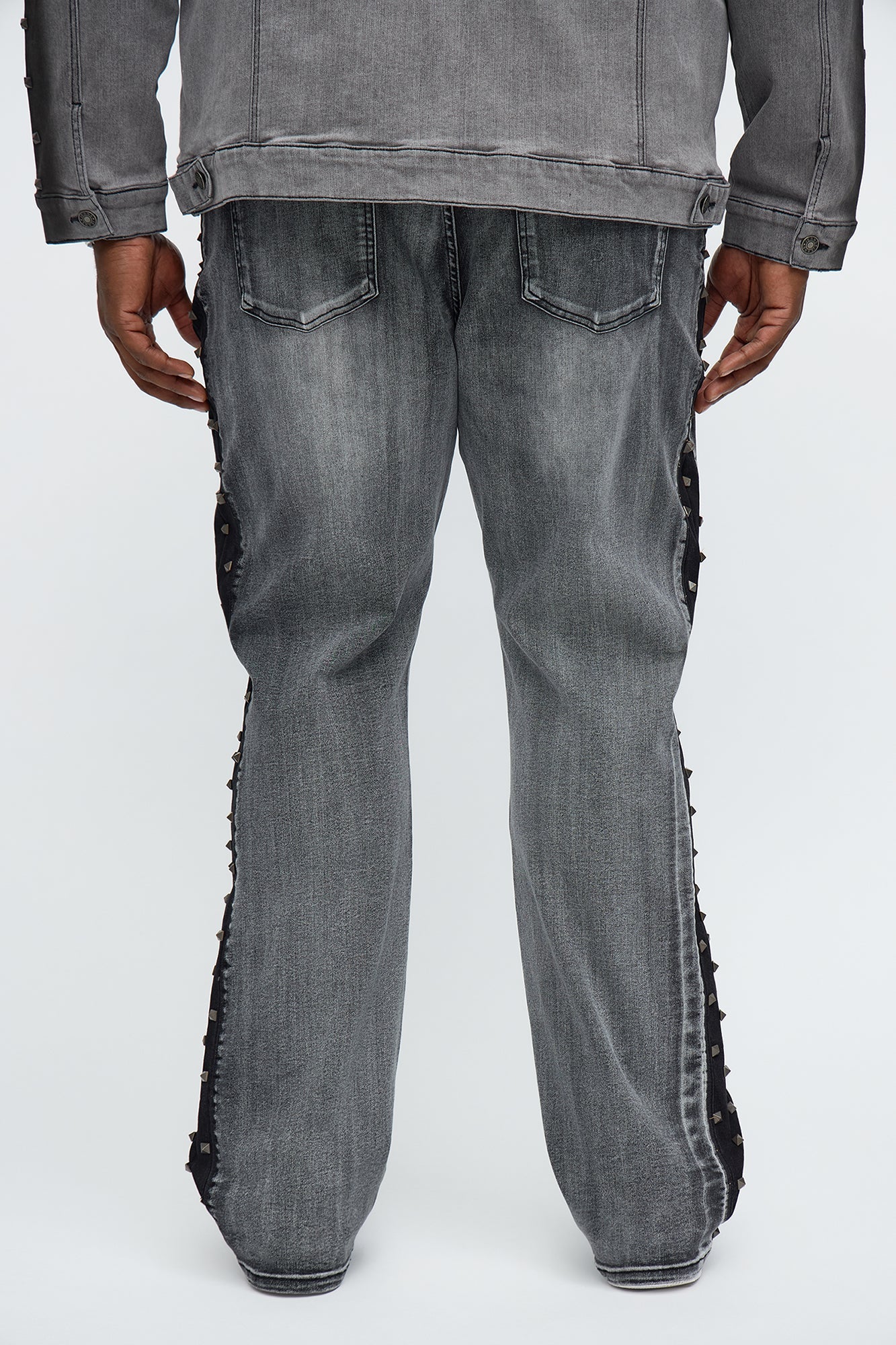 Stacked Slim Flare Rockstar Vibe Jean - Black Wash