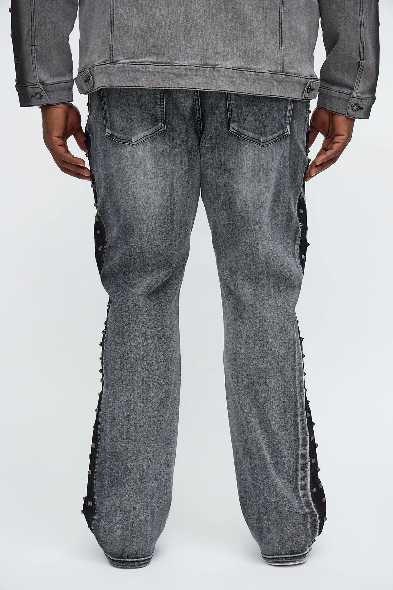 Stacked Slim Flare Rockstar Vibe Jean - Black Wash