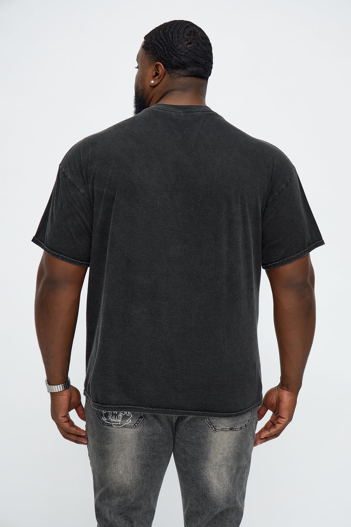 ODB Vintage Washed Short Sleeve Tee - Black Wash