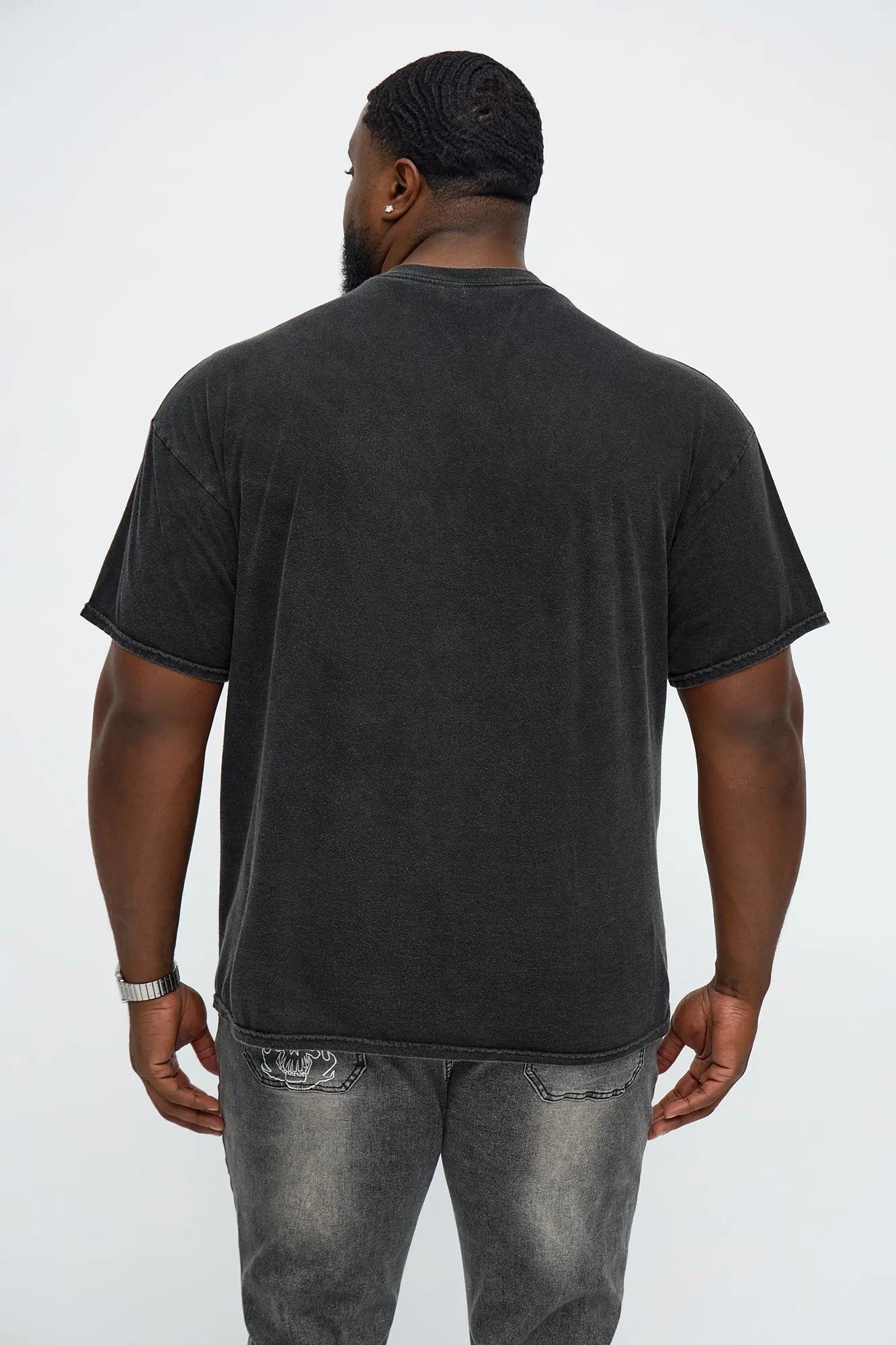 ODB Vintage Washed Short Sleeve Tee - Black Wash