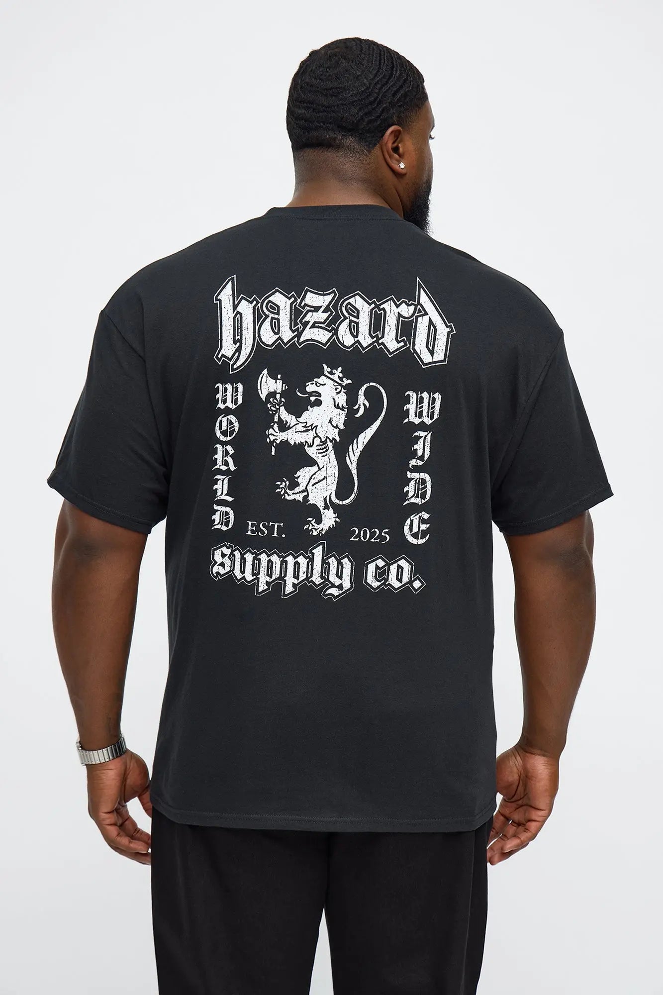 Hazard Worldwide Supply Co. Short Sleeve Tee - Black