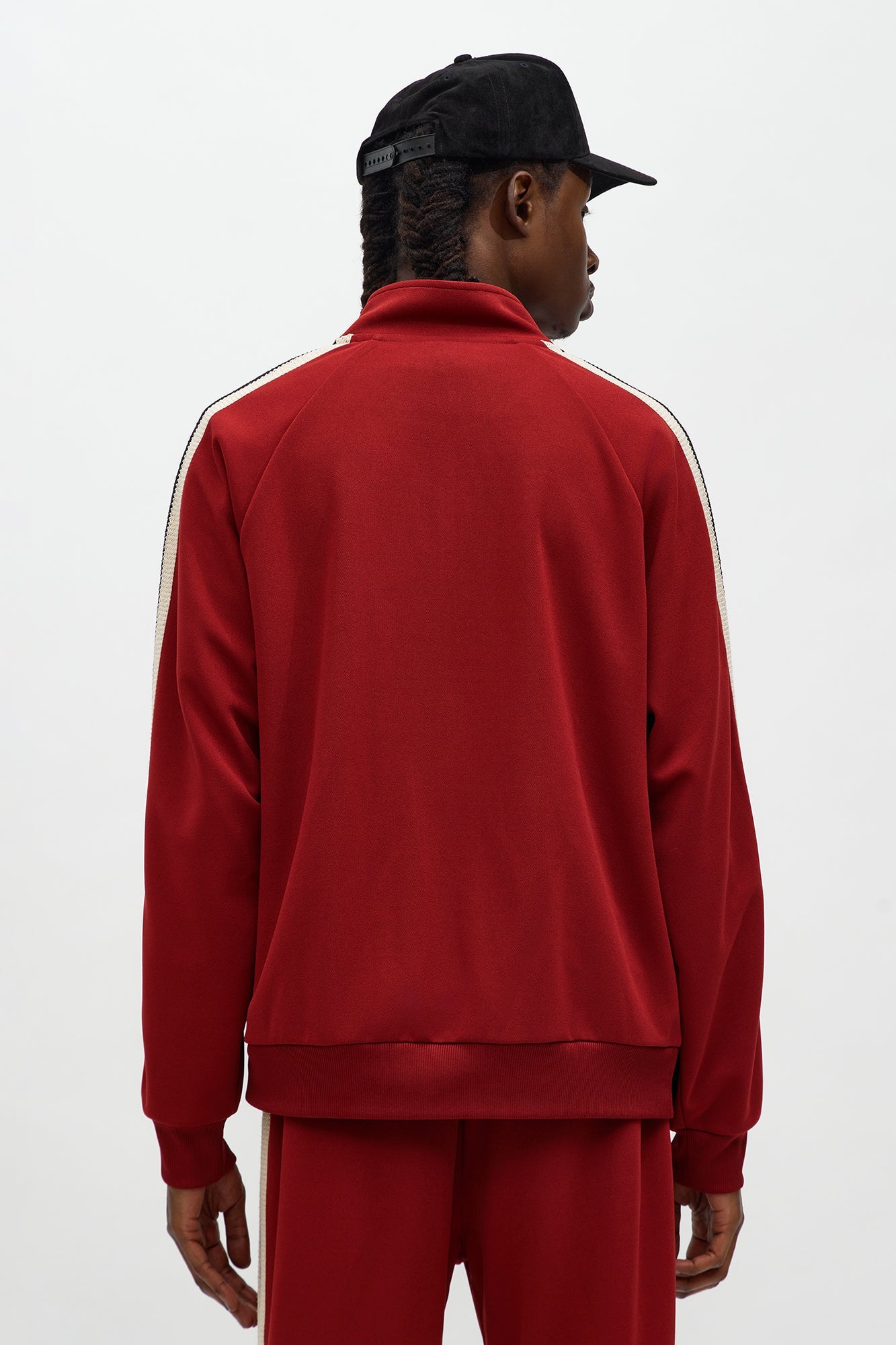 Dennis Track Jacket - Burgundy