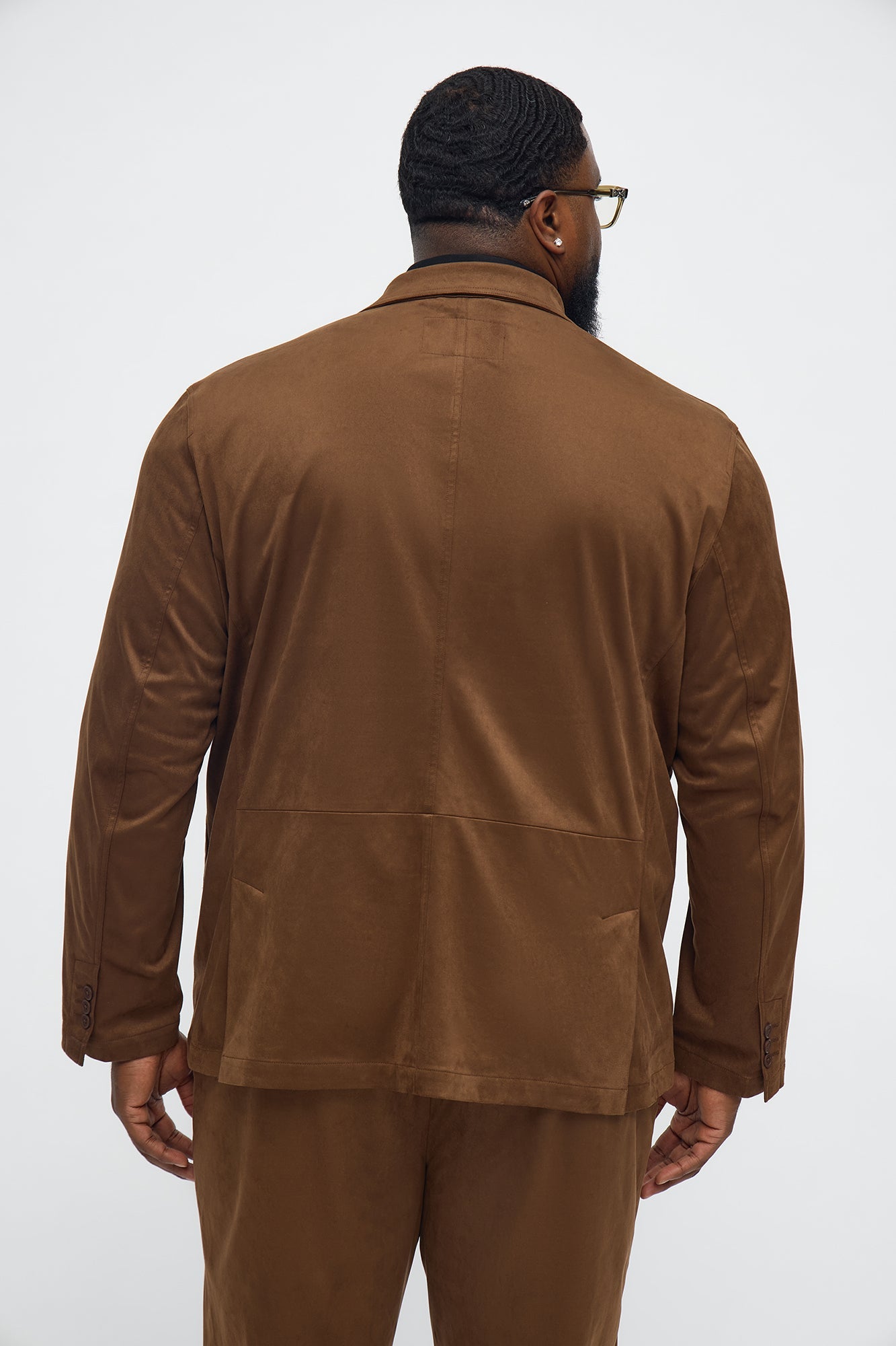 Old Money Suede New Classic Blazer - Brown