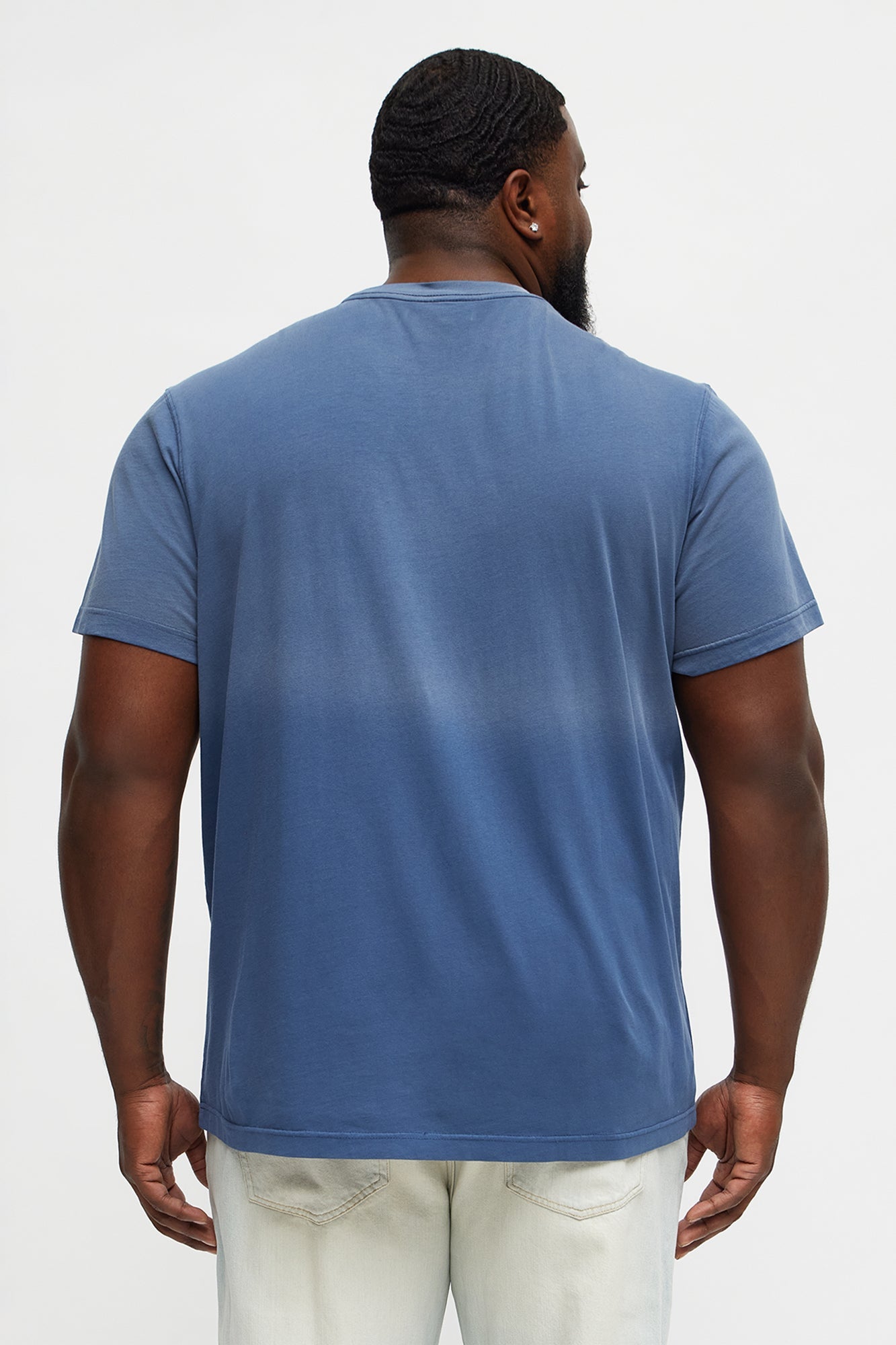Boyle Faded Crew Tee - Blue