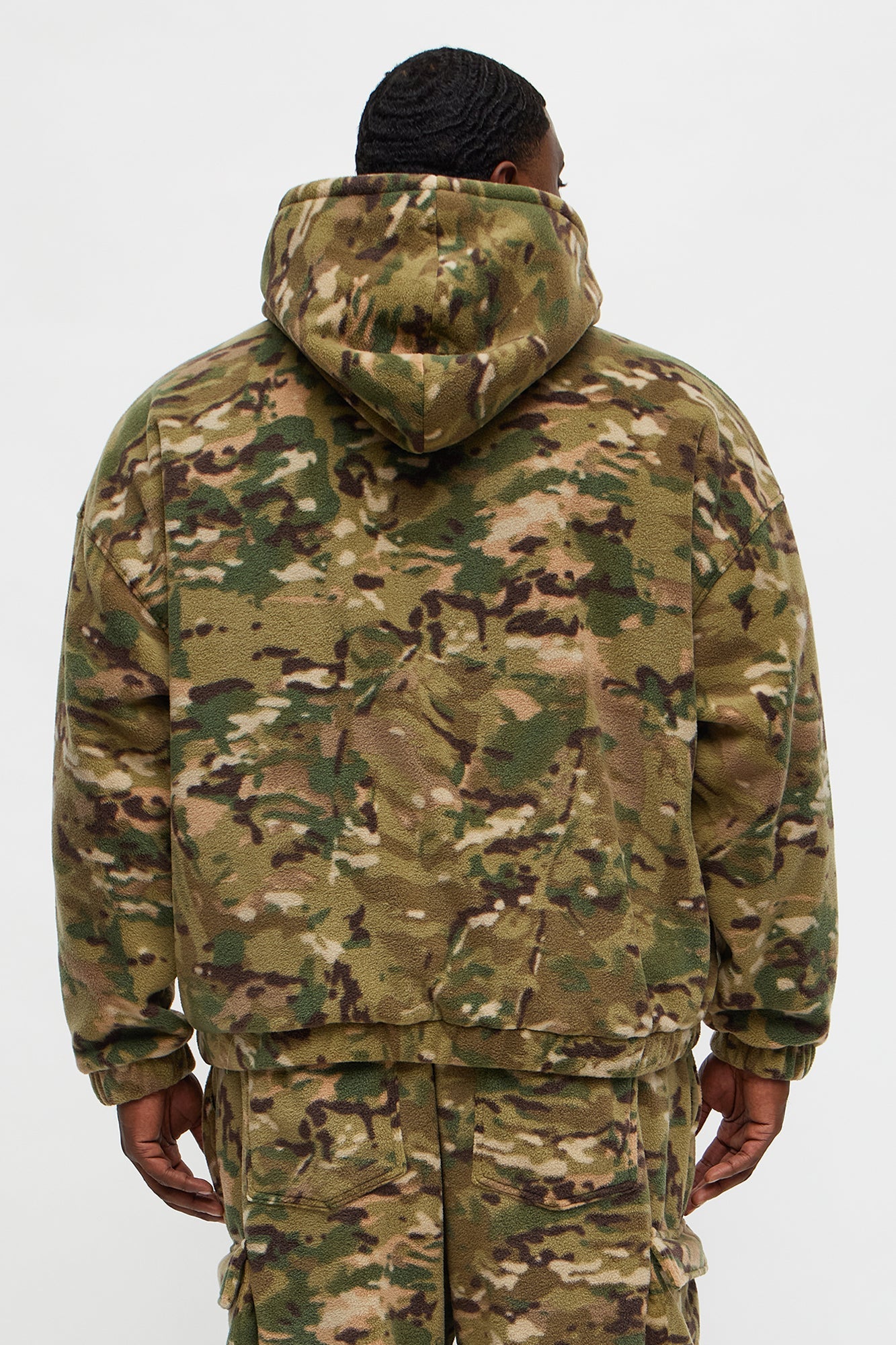 Camo Quarter Zip Hoodie - Camouflage