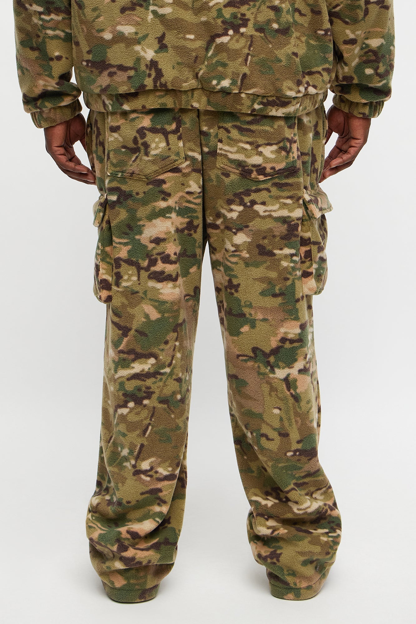 Camo Cargo Baggy Sweatspants - Camouflage