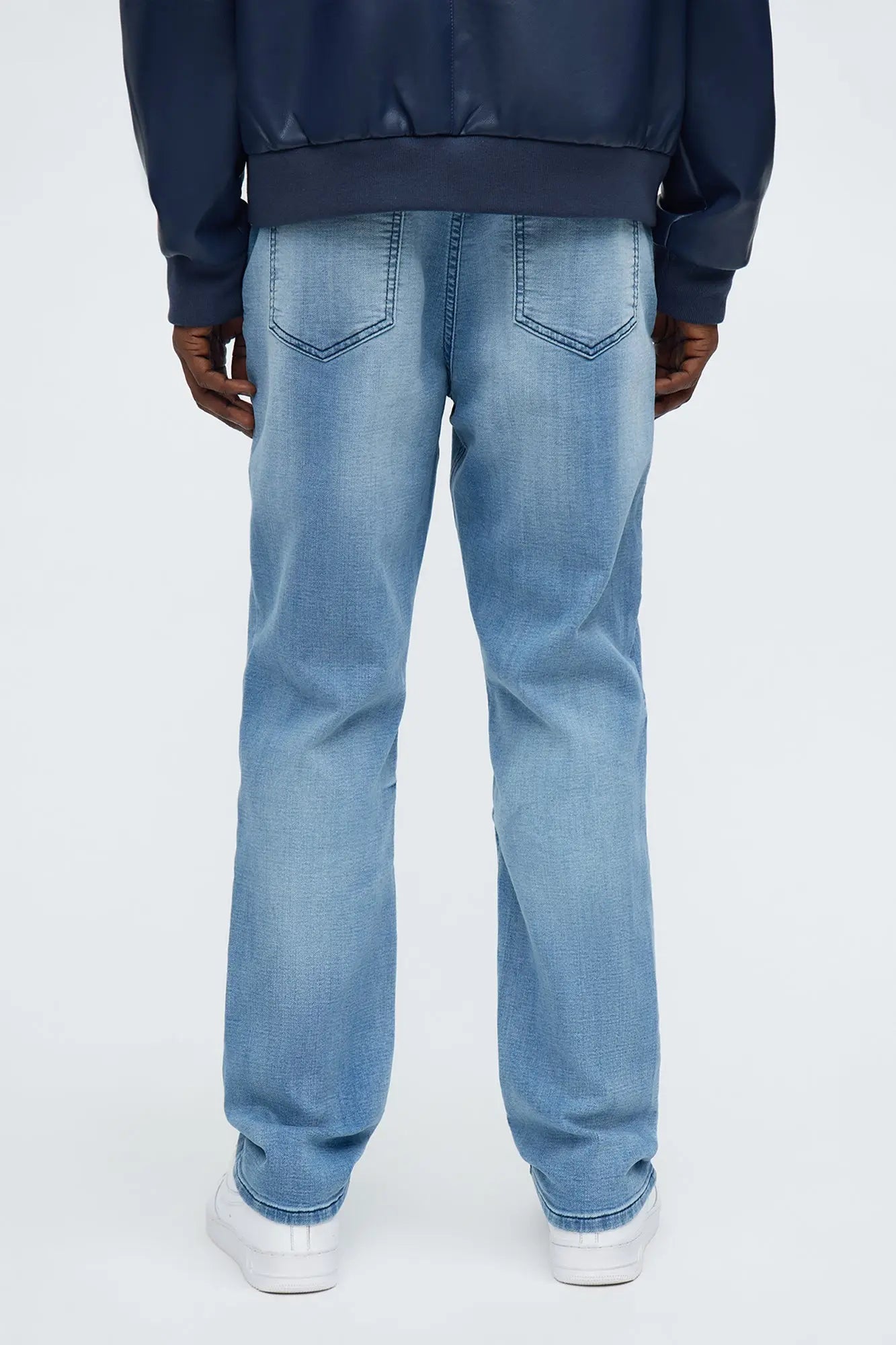 Slim E-Waist Knit Jean - Medium Blue Wash