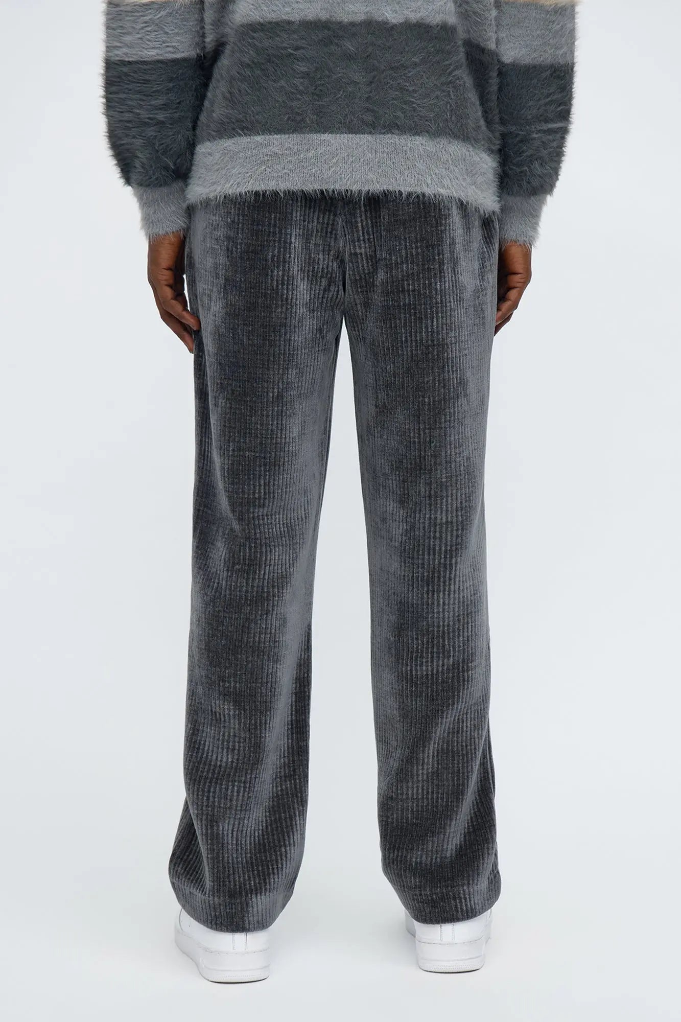 Straight Ashwood Cord Pant - Grey