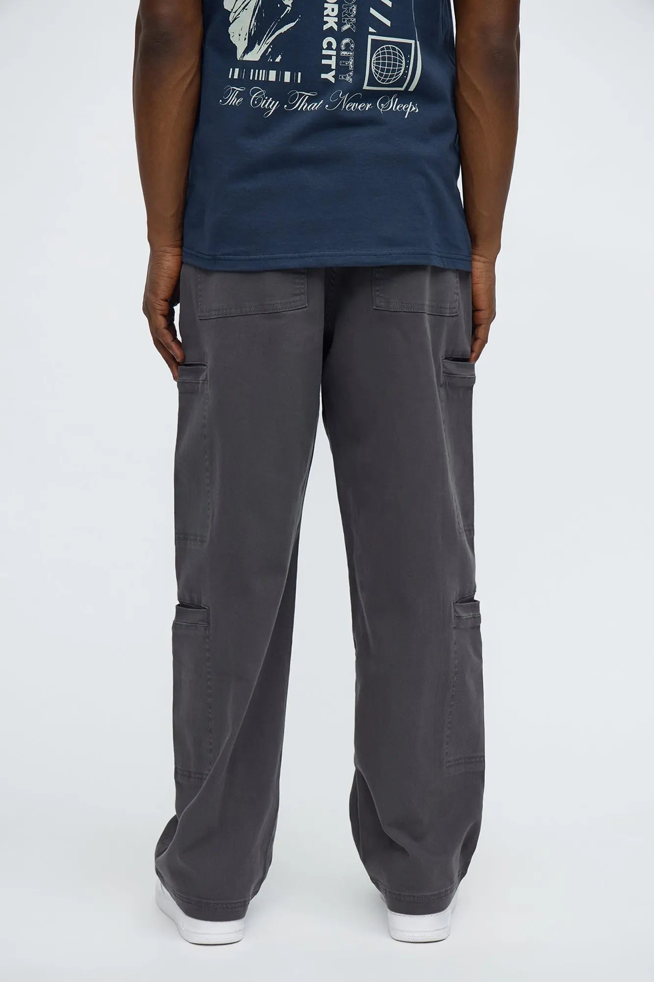 Baggy Lotus Cargo Pant - Grey