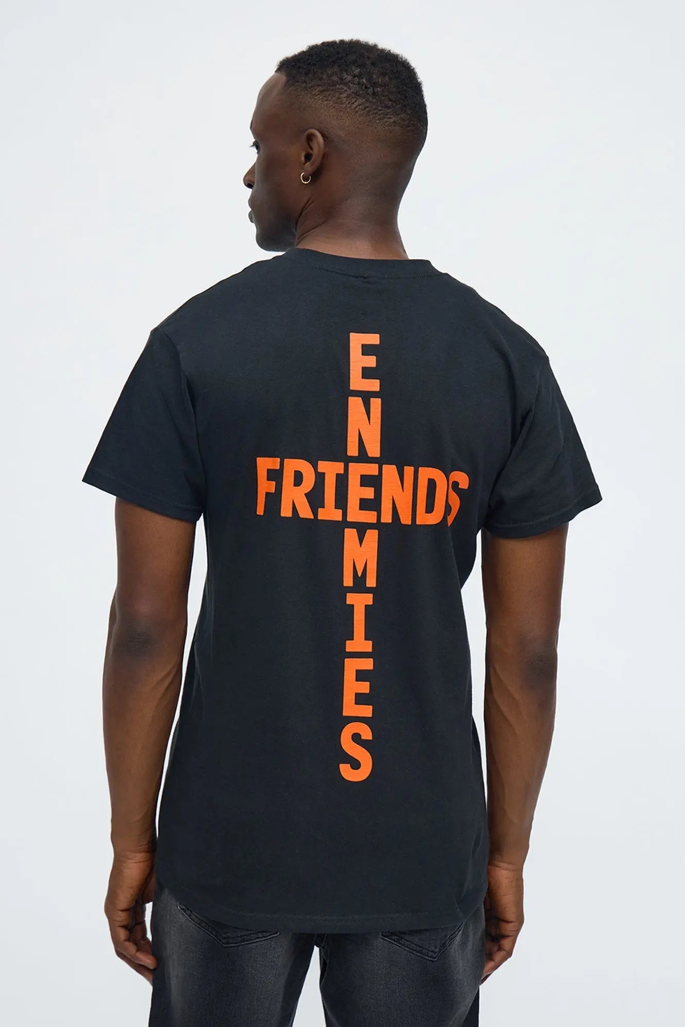 Fake Friend Short Sleeve Tee - Black