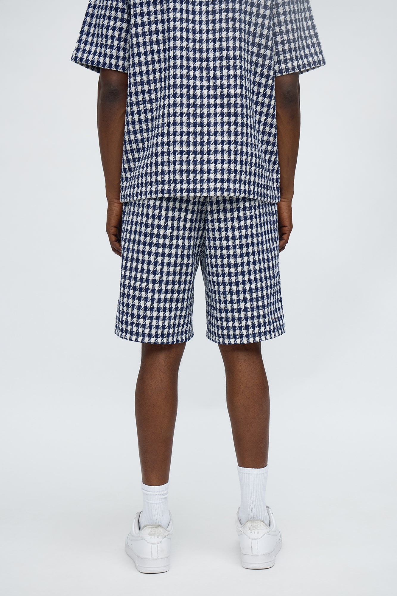 Relaxed Ludlow Checkered Short - Blue