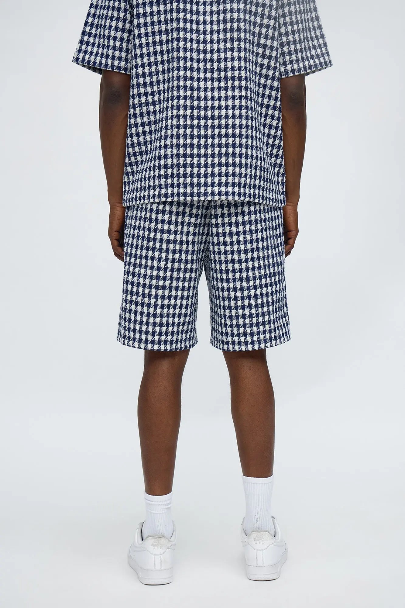 Relaxed Ludlow Checkered Short - Blue