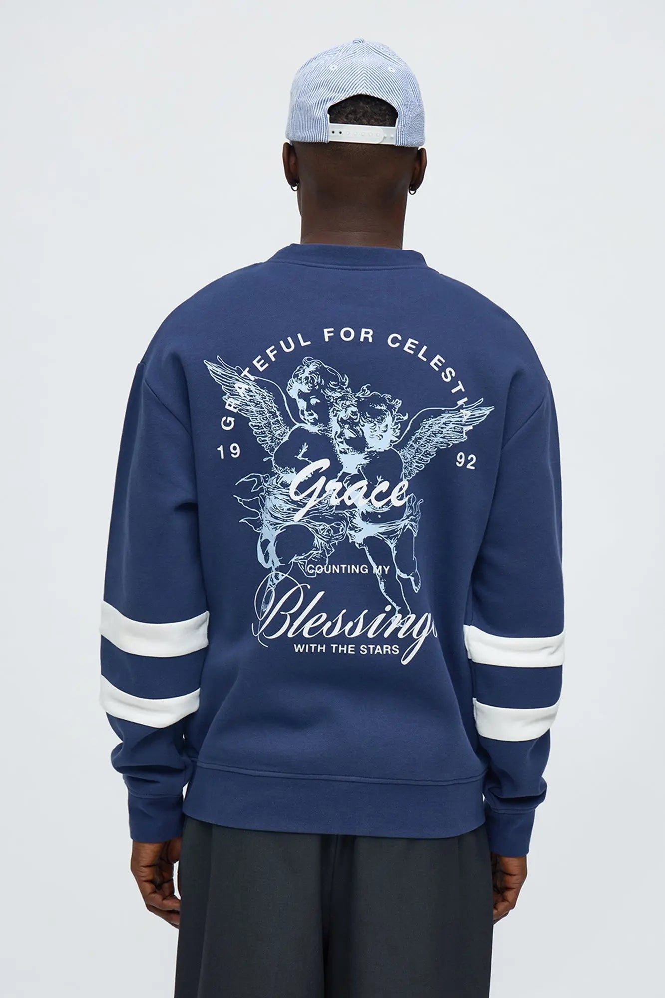 Give Angel Grace Sweatshirt - Navy