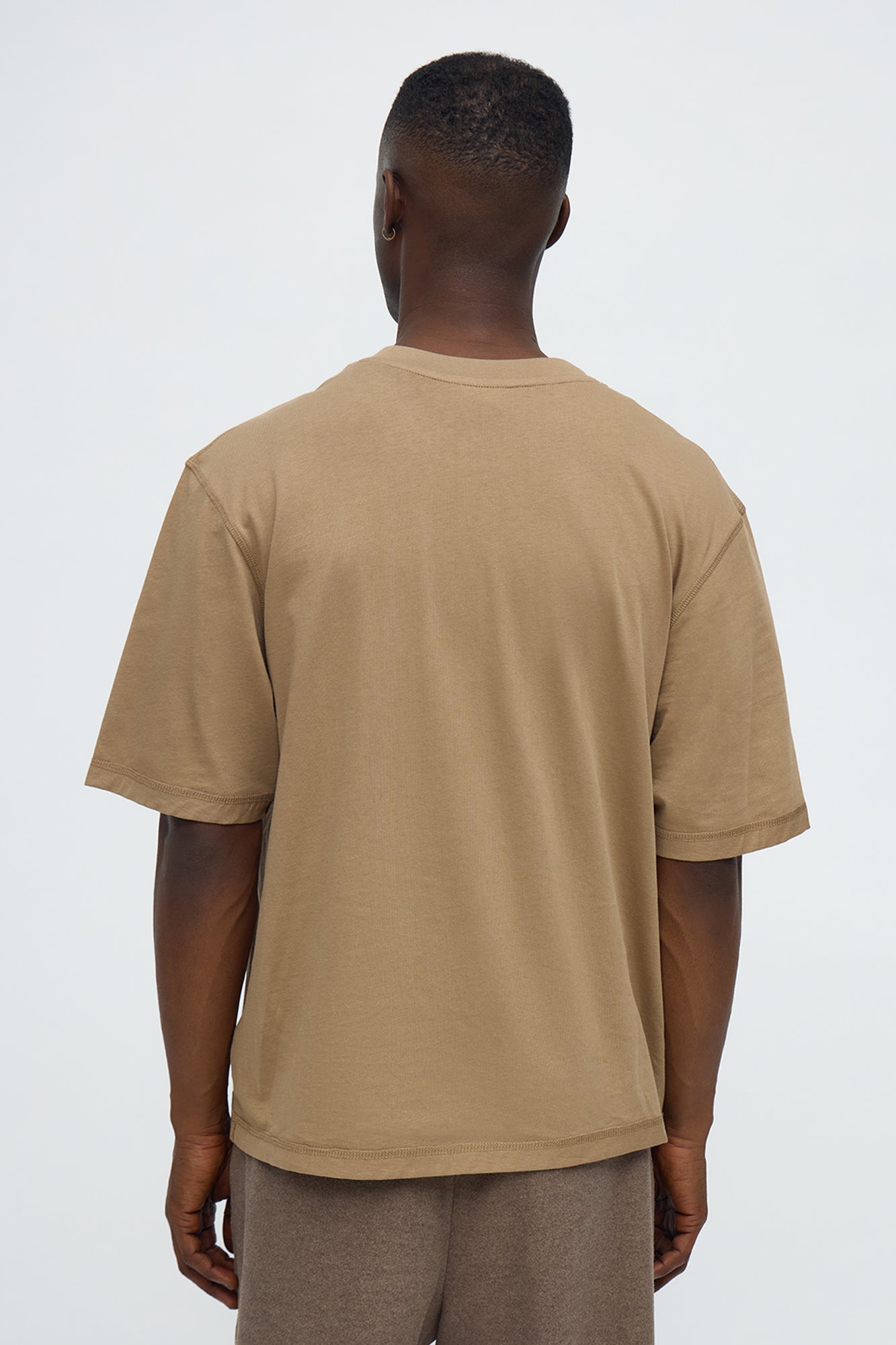 Saint Studios Knit Crew Tee - Taupe
