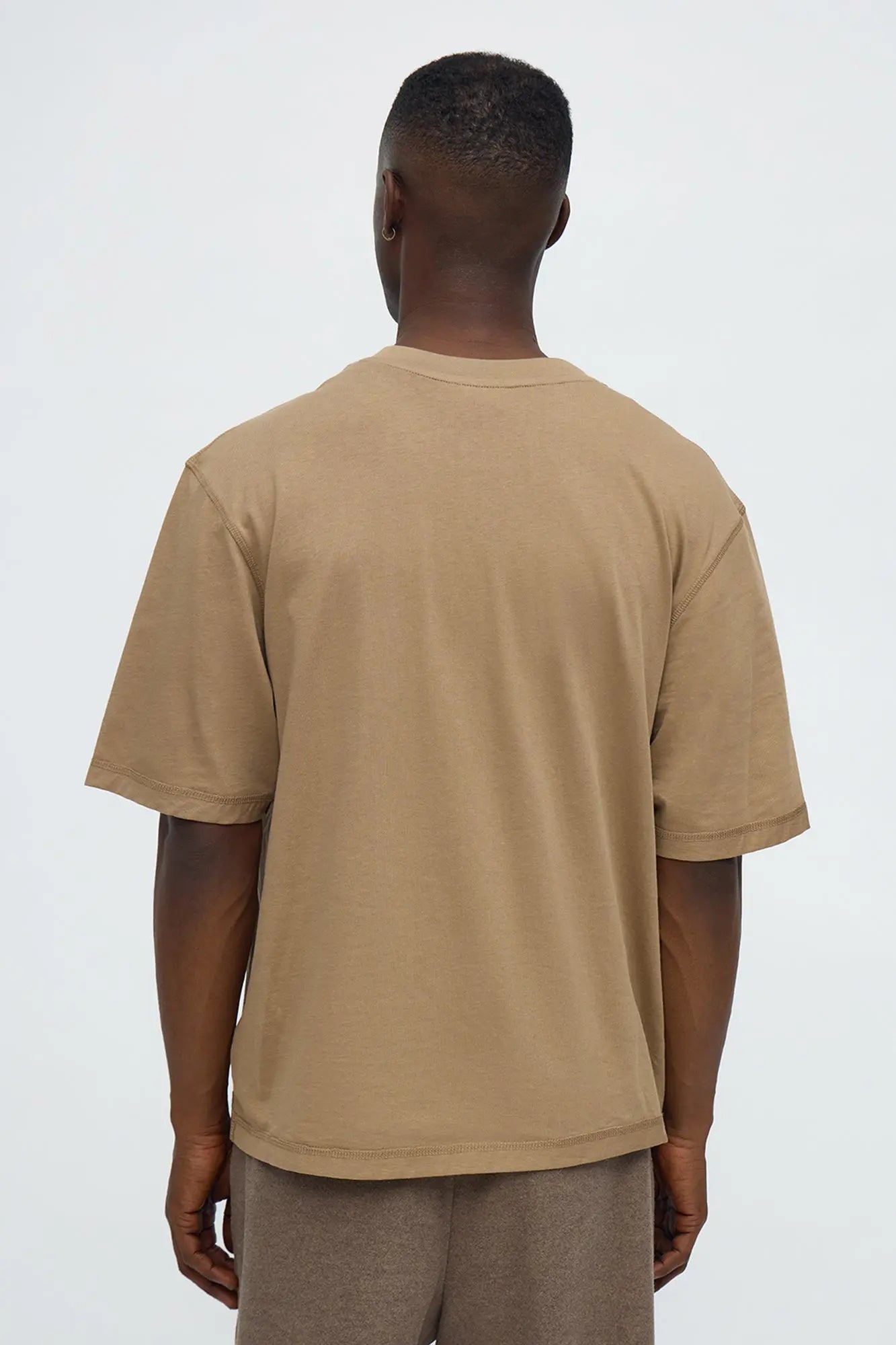 Saint Studios Knit Crew Tee - Taupe