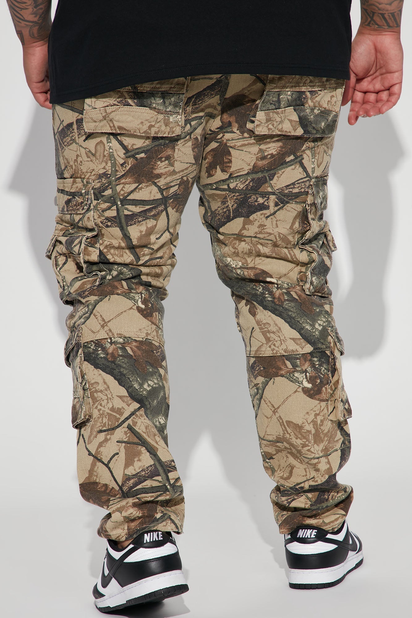 Never Too Many Pockets Cargo Slim Jeans - Camouflage