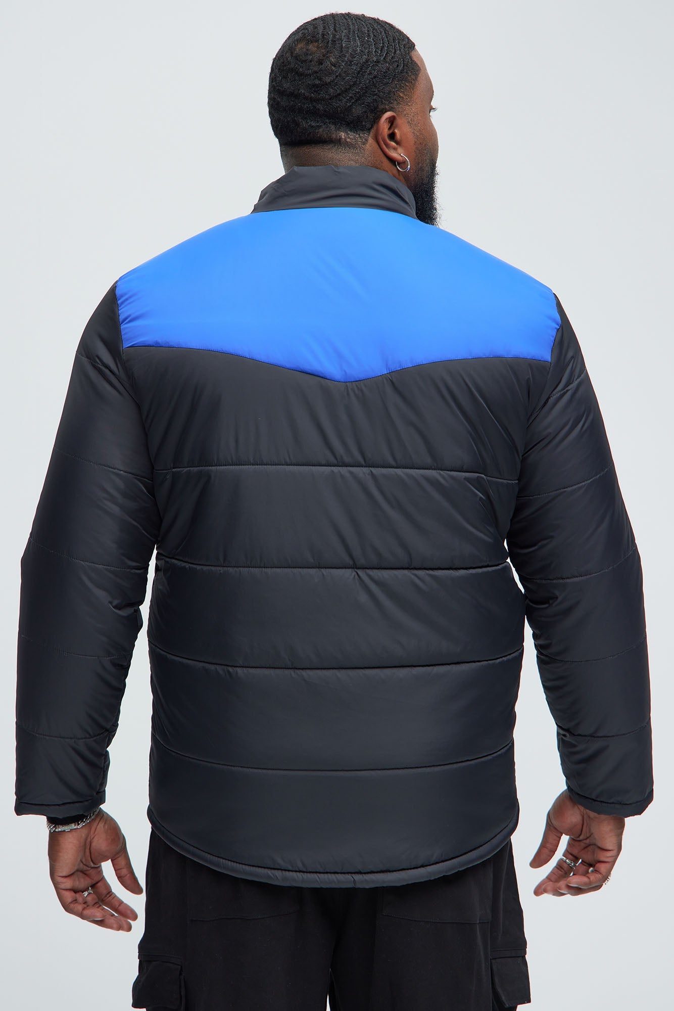 Trent Puffer Jacket - Blue